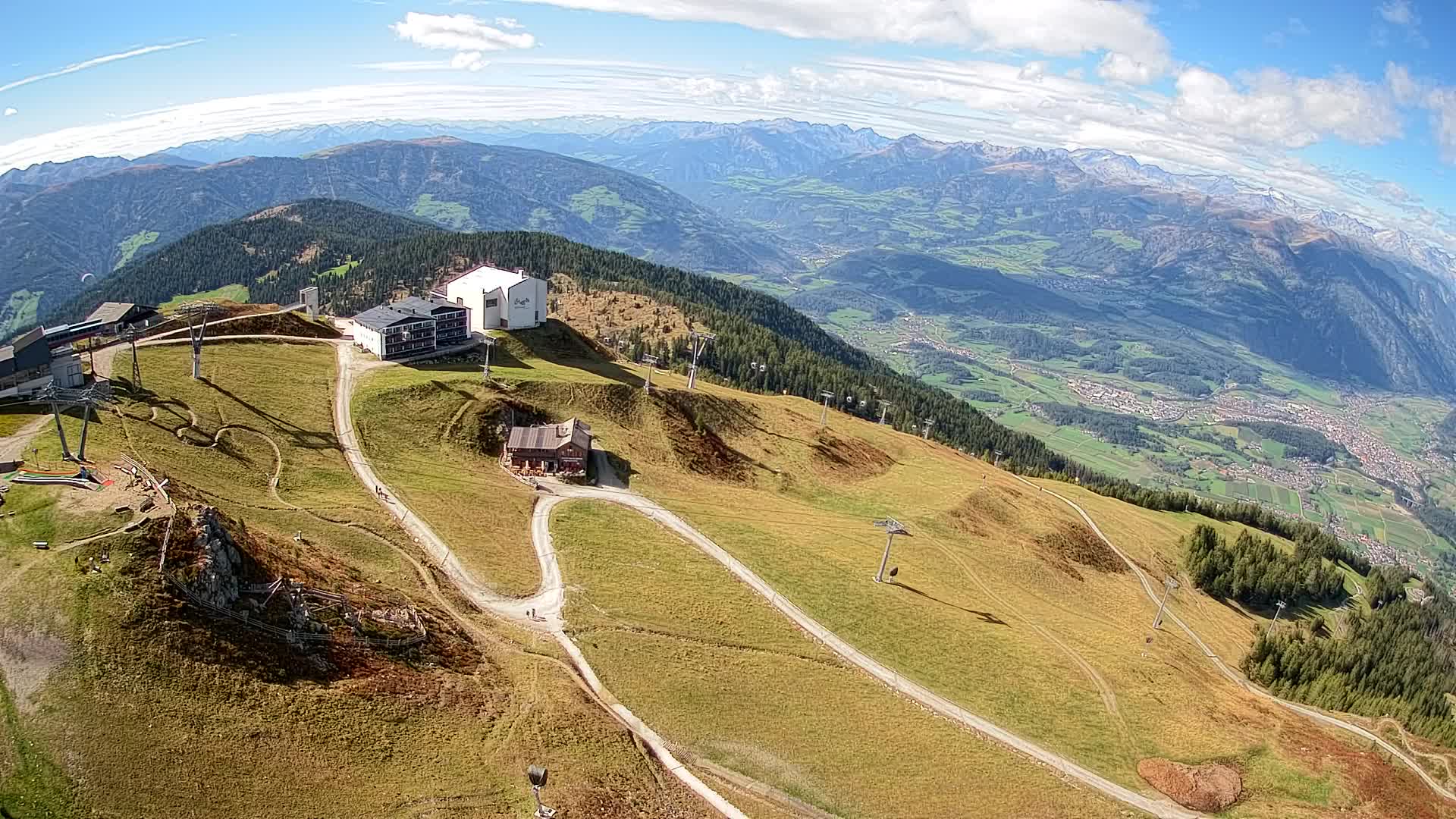 Kronplatz peak Ski resort | view to Bruneck