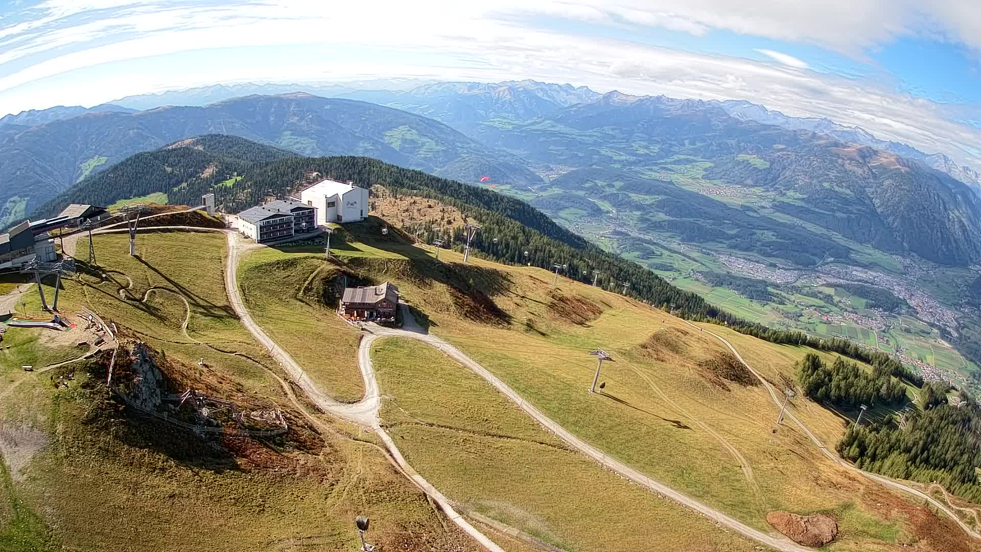 Smučišče Kronplatz – vrh | pogled na Bruneck