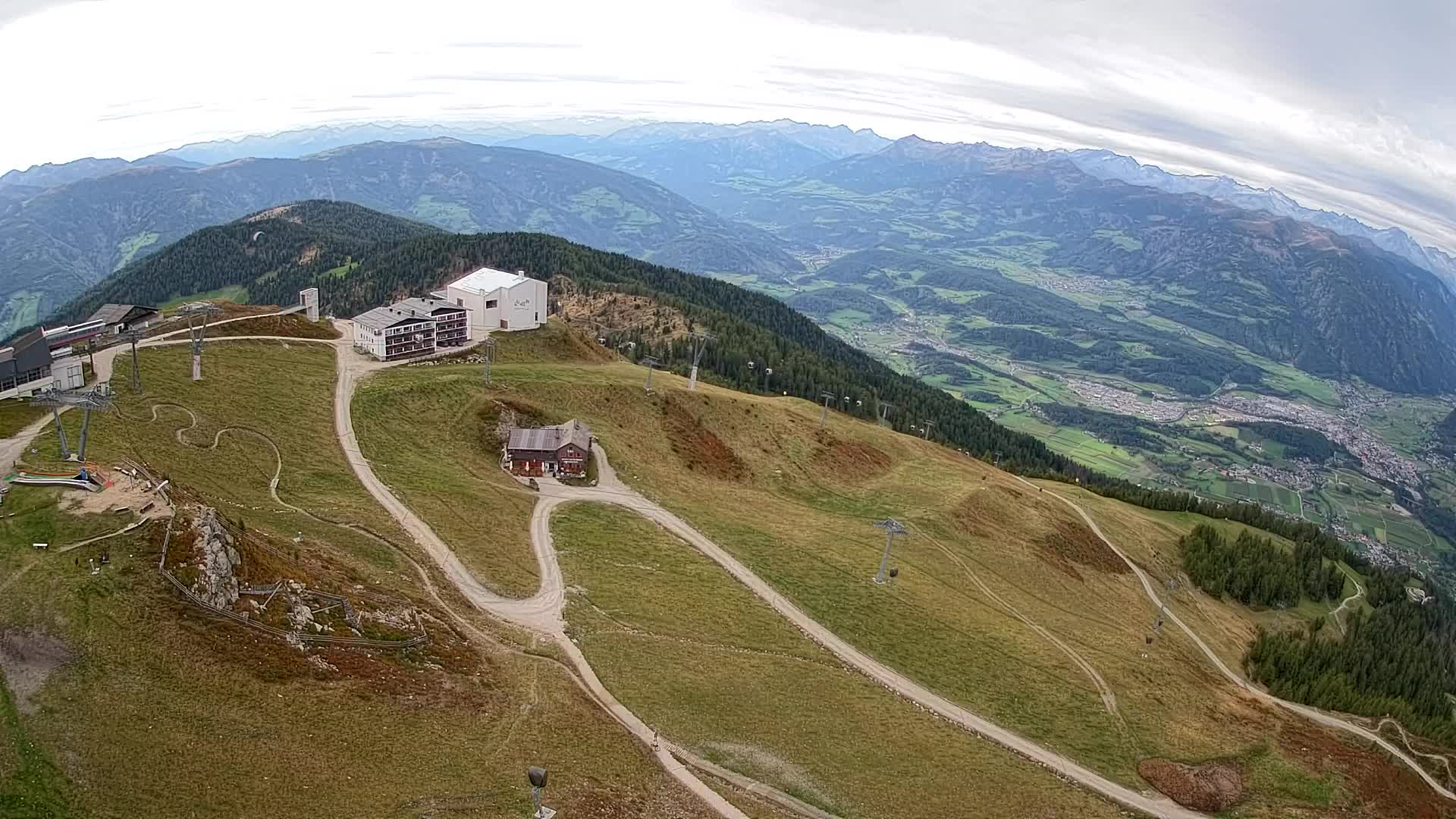 Kronplatz peak Ski resort | view to Bruneck