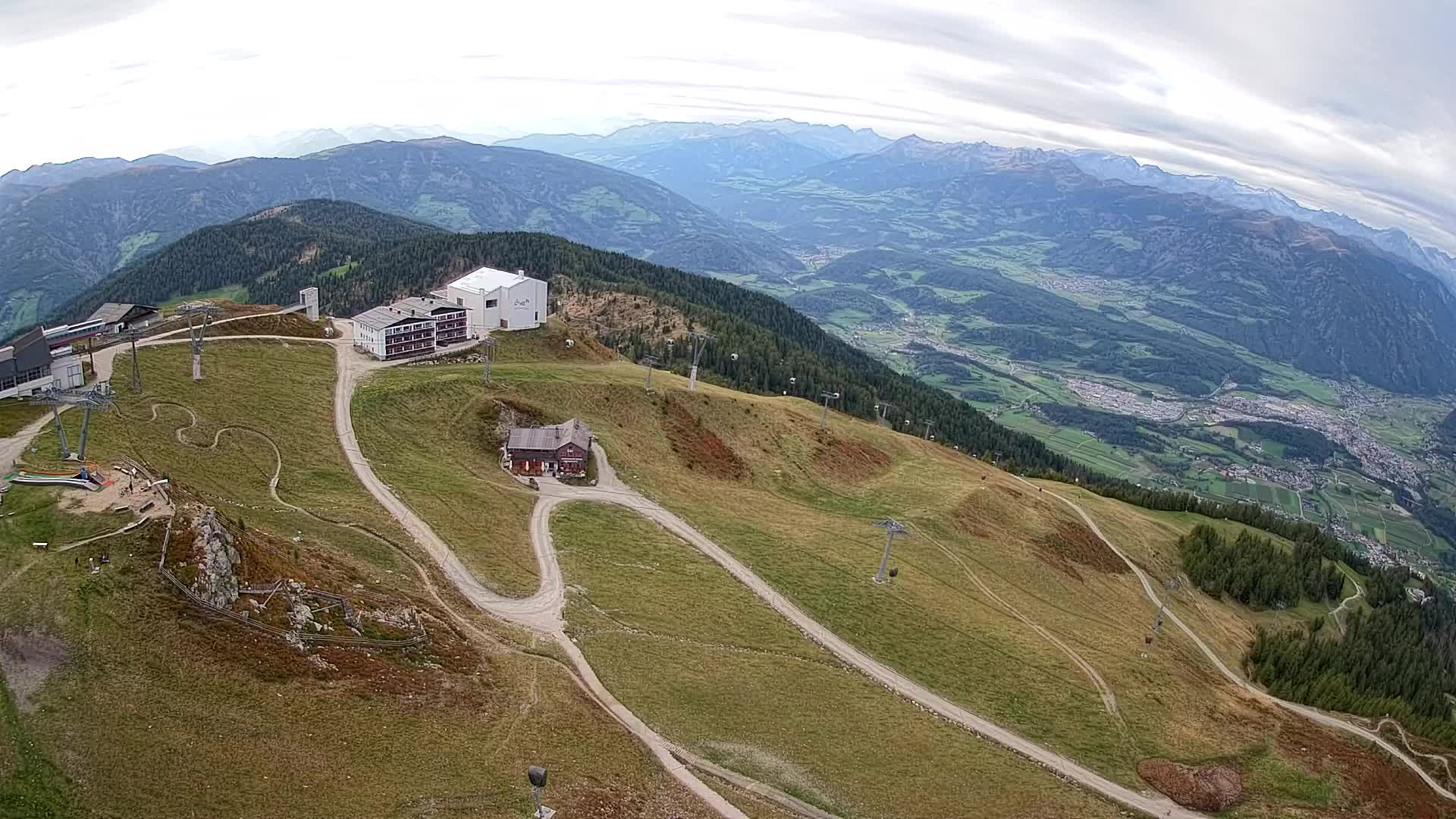 Smučišče Kronplatz – vrh | pogled na Bruneck