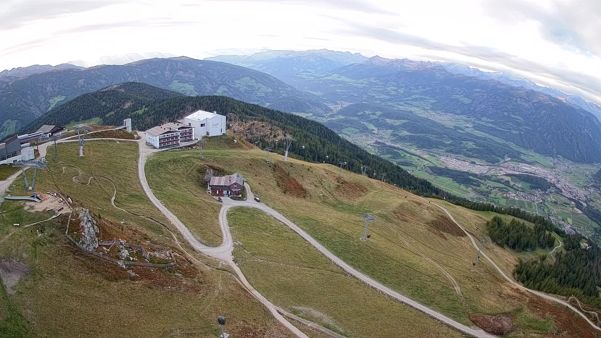 Kronplatz peak Ski resort | view to Bruneck