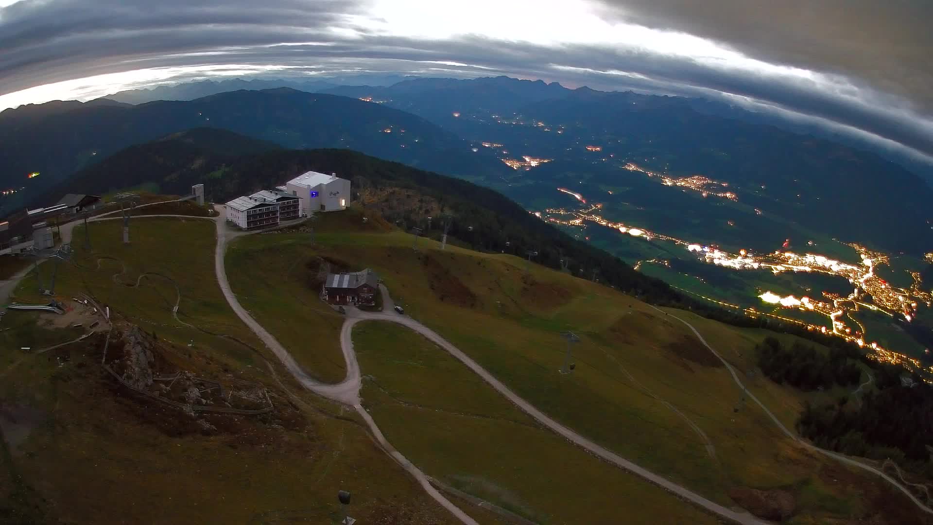 Kronplatz peak Ski resort | view to Bruneck