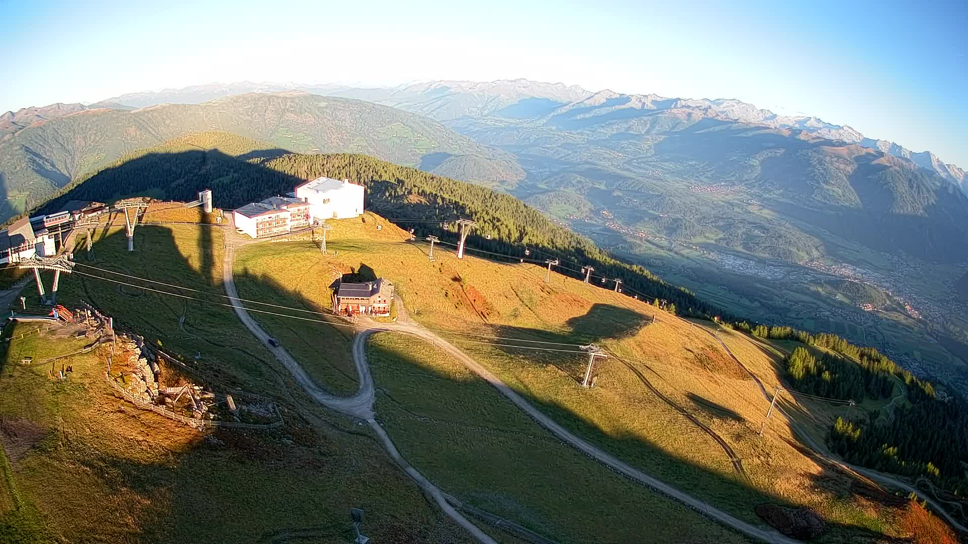 Kronplatz peak Ski resort | view to Bruneck