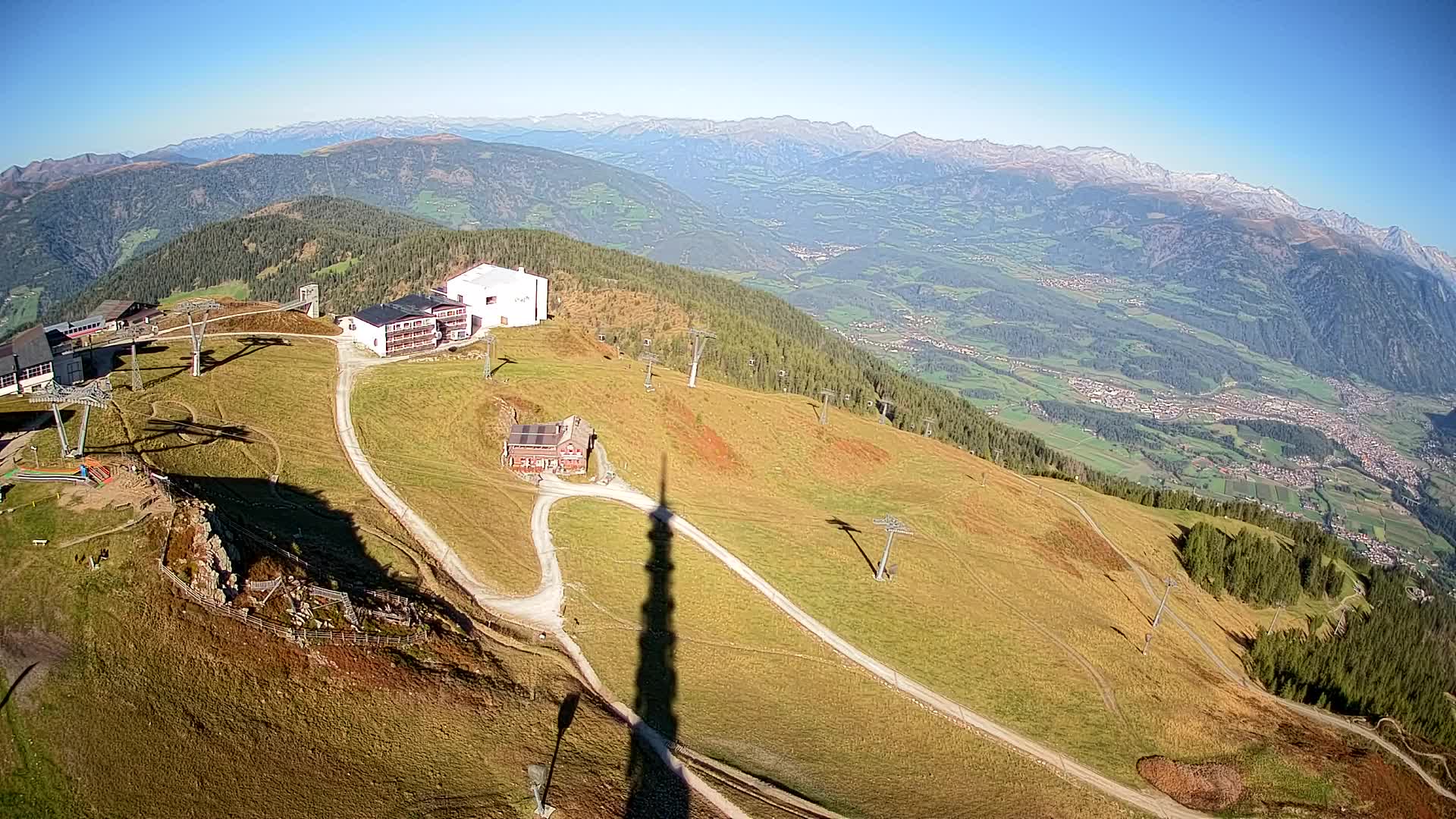 Kronplatz peak Ski resort | view to Bruneck