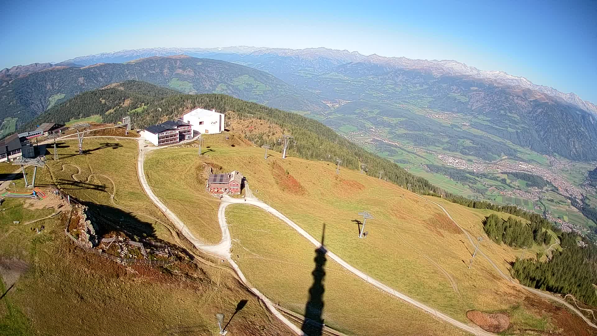 Stazione sciistica di Plan de Corones | vista su Brunico