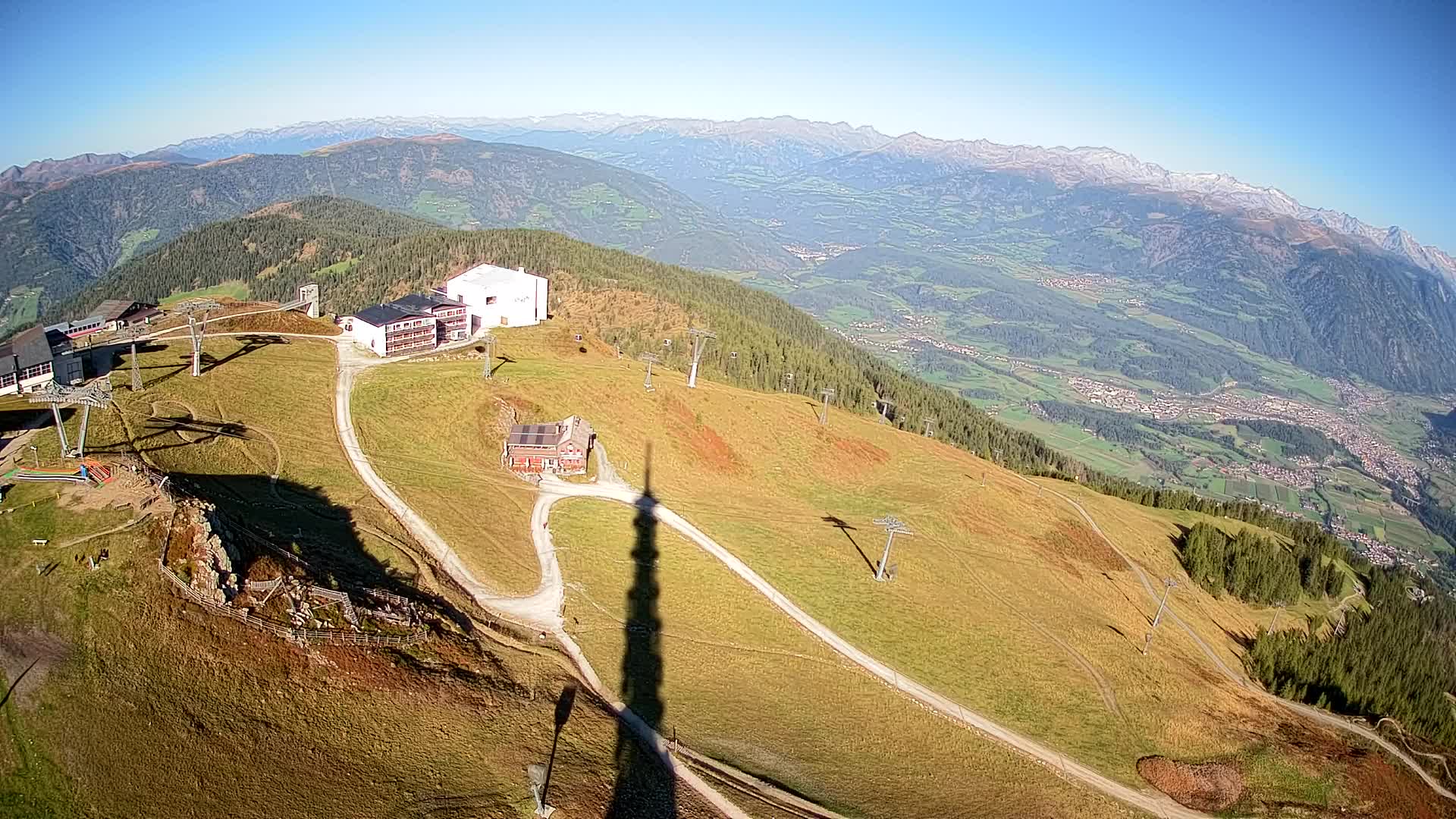 Kronplatz peak Ski resort | view to Bruneck