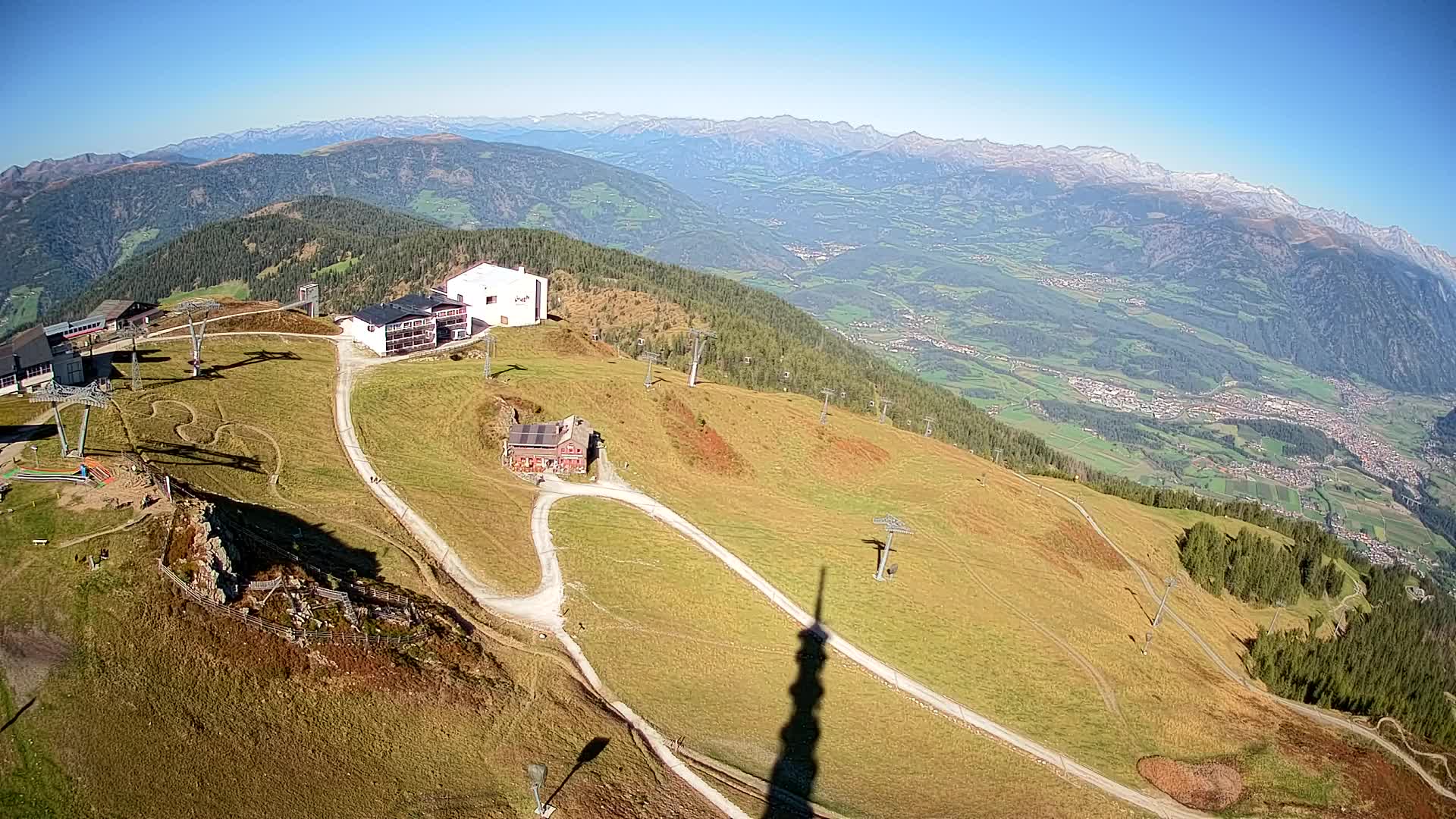 Kronplatz peak Ski resort | view to Bruneck