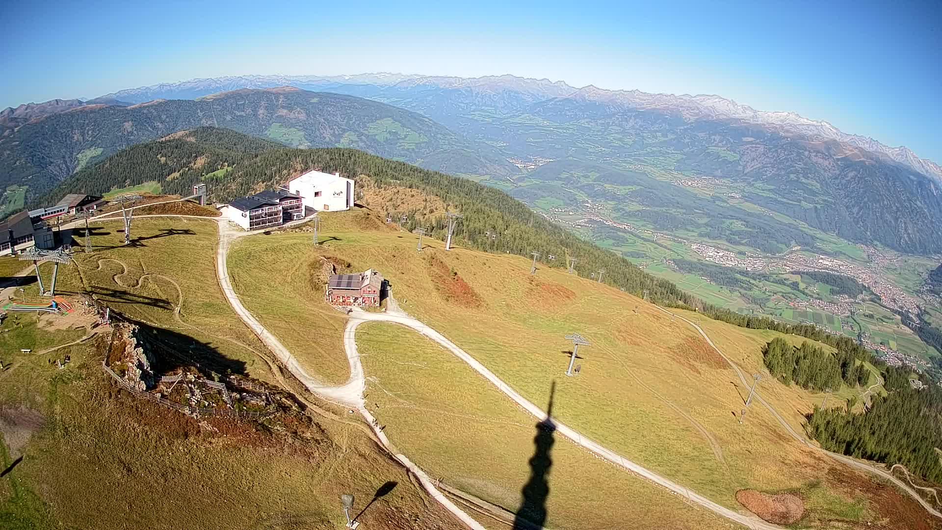 Stazione sciistica di Plan de Corones | vista su Brunico