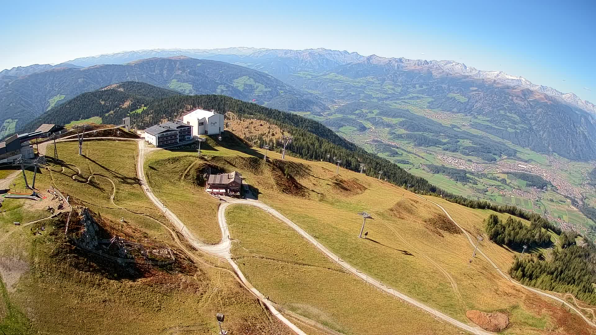 Kronplatz peak Ski resort | view to Bruneck