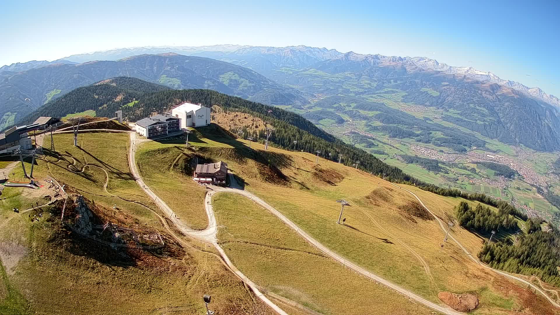 Stazione sciistica di Plan de Corones | vista su Brunico