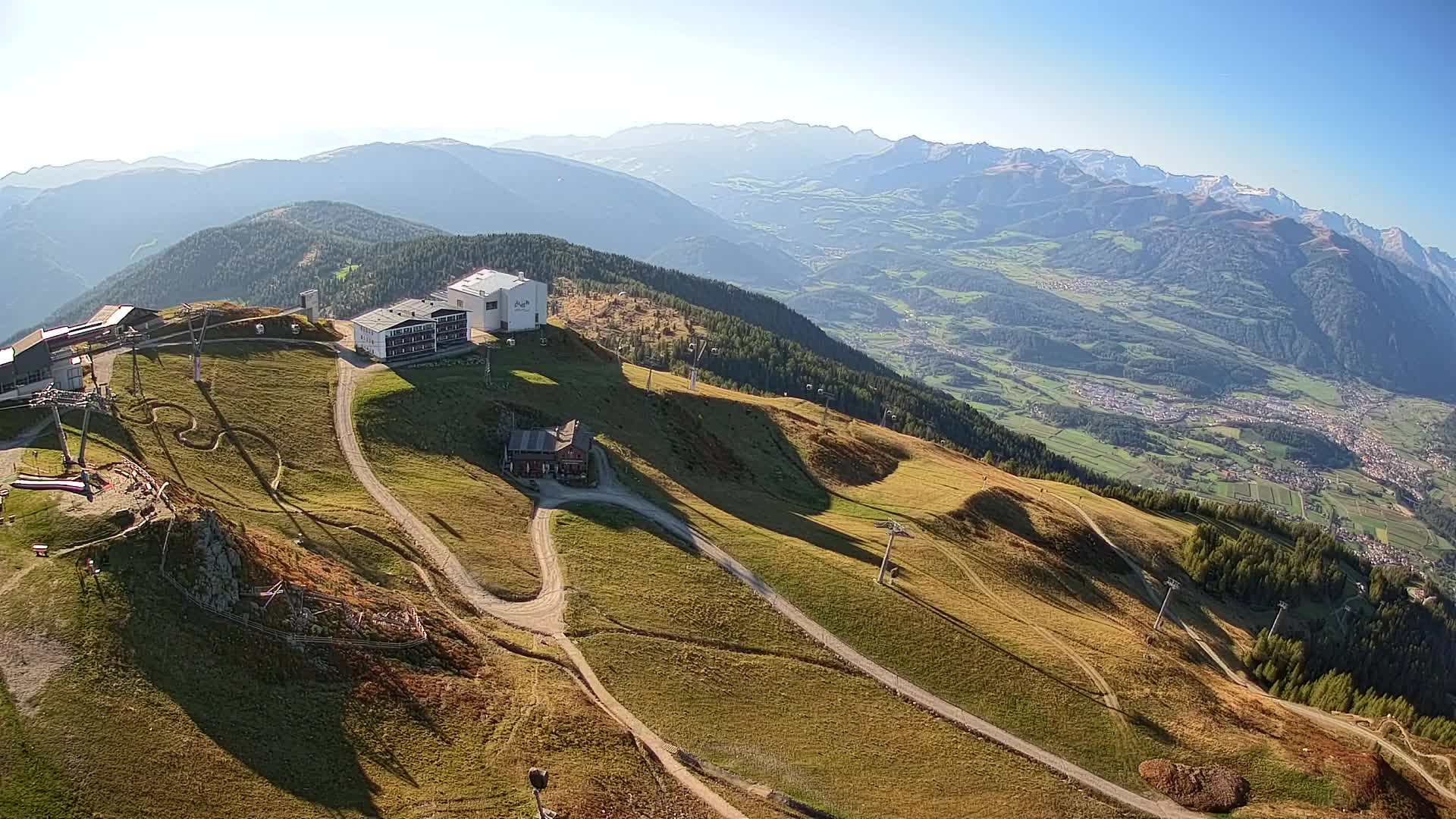 Stazione sciistica di Plan de Corones | vista su Brunico
