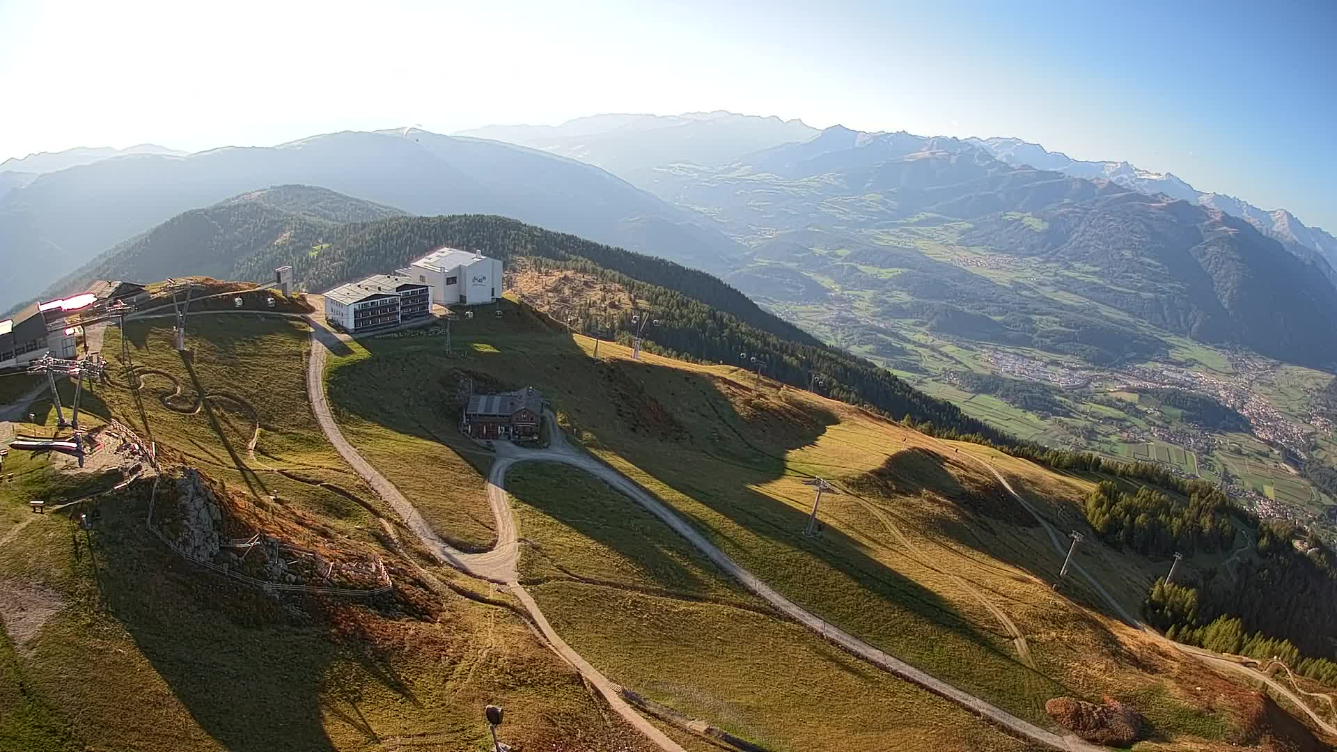 Kronplatz peak Ski resort | view to Bruneck