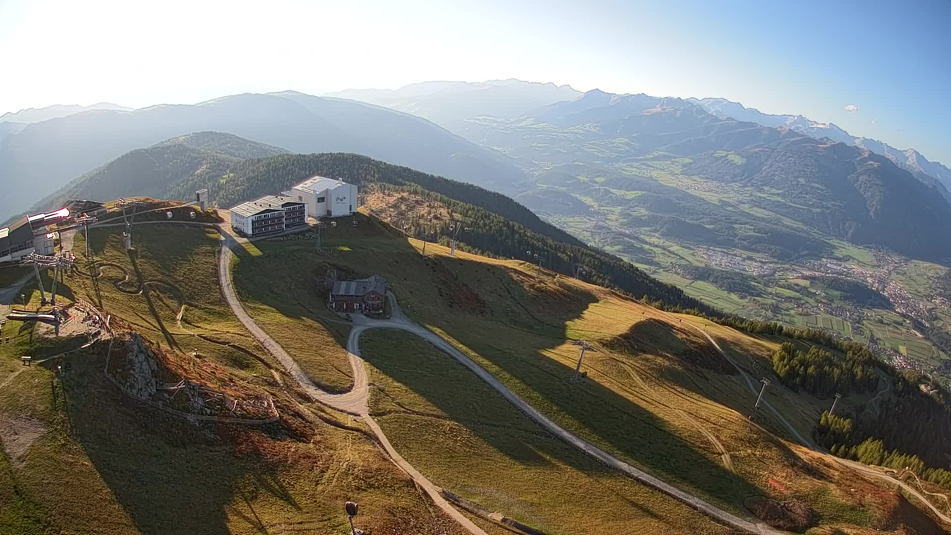 Kronplatz peak Ski resort | view to Bruneck