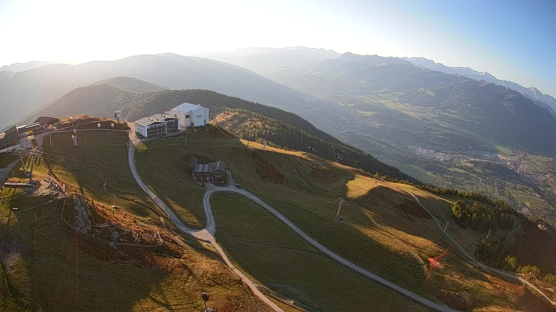 Kronplatz peak Ski resort | view to Bruneck