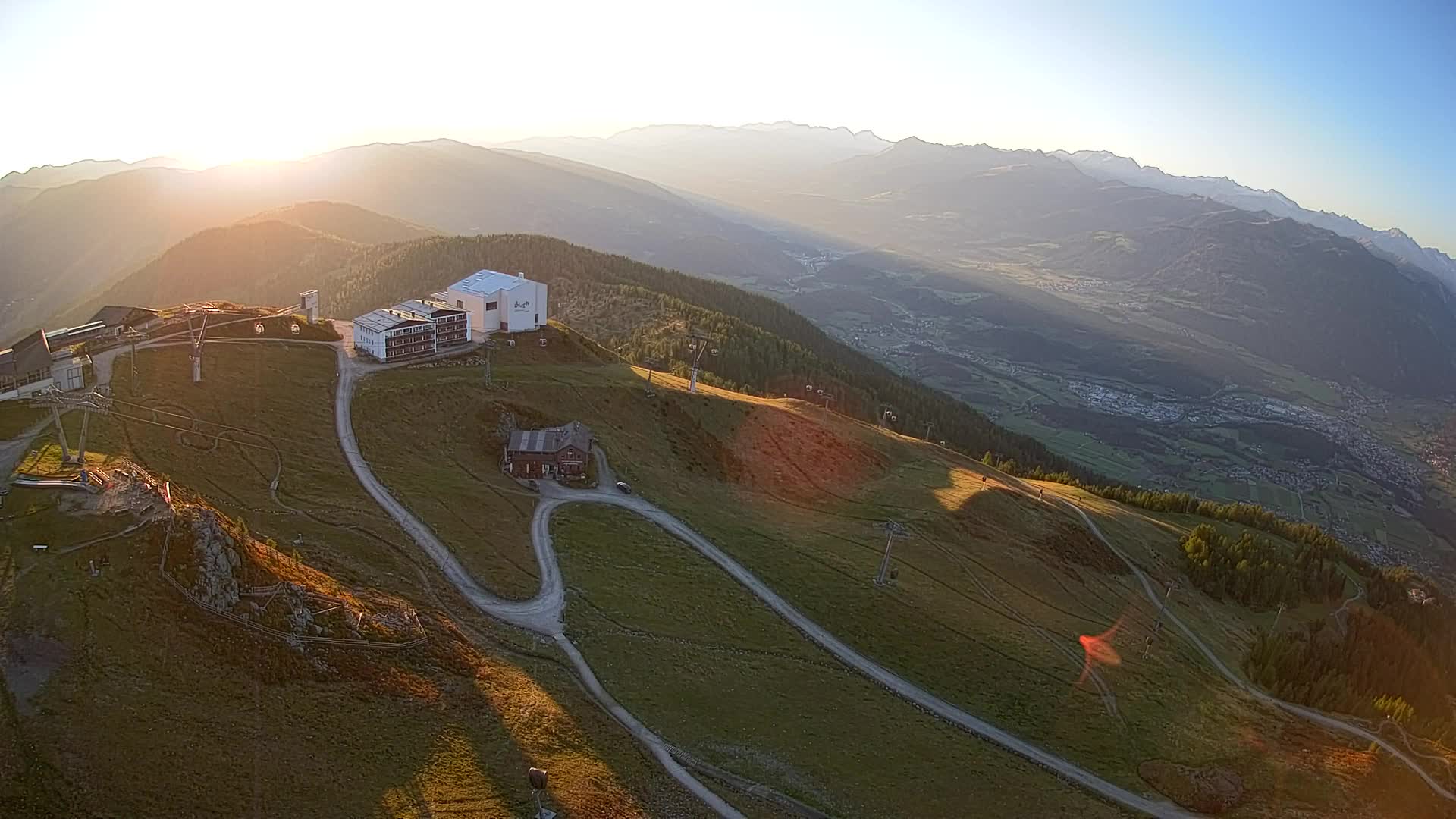 Kronplatz peak Ski resort | view to Bruneck