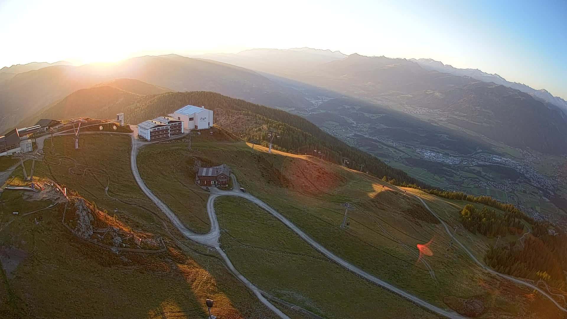 Skigebiet Kronplatz Gipfel | Blick auf Bruneck