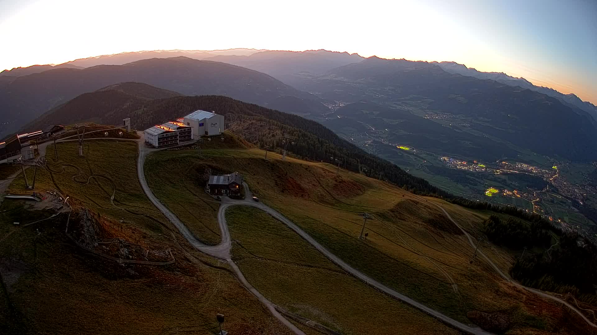 Kronplatz peak Ski resort | view to Bruneck