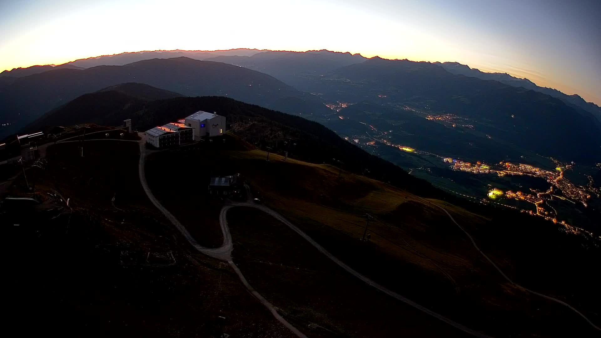 Kronplatz peak Ski resort | view to Bruneck