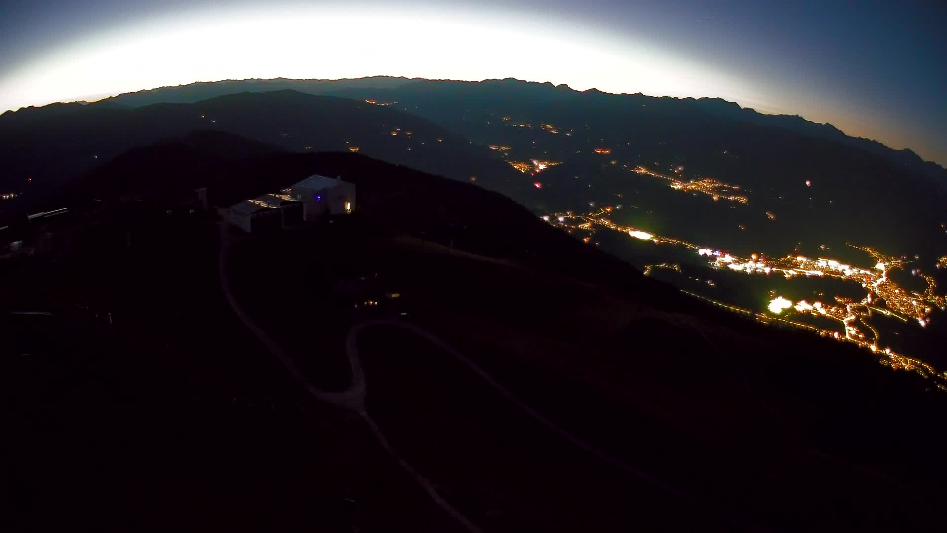 Station de ski Kronplatz sommet | vue sur Brunico