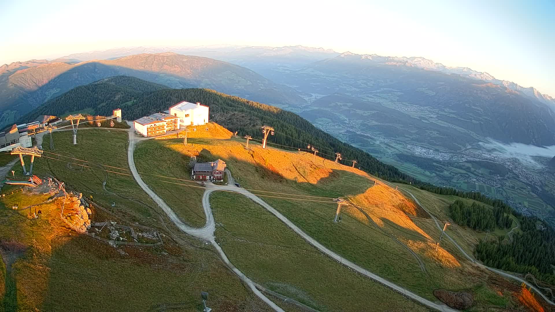 Stazione sciistica di Plan de Corones | vista su Brunico