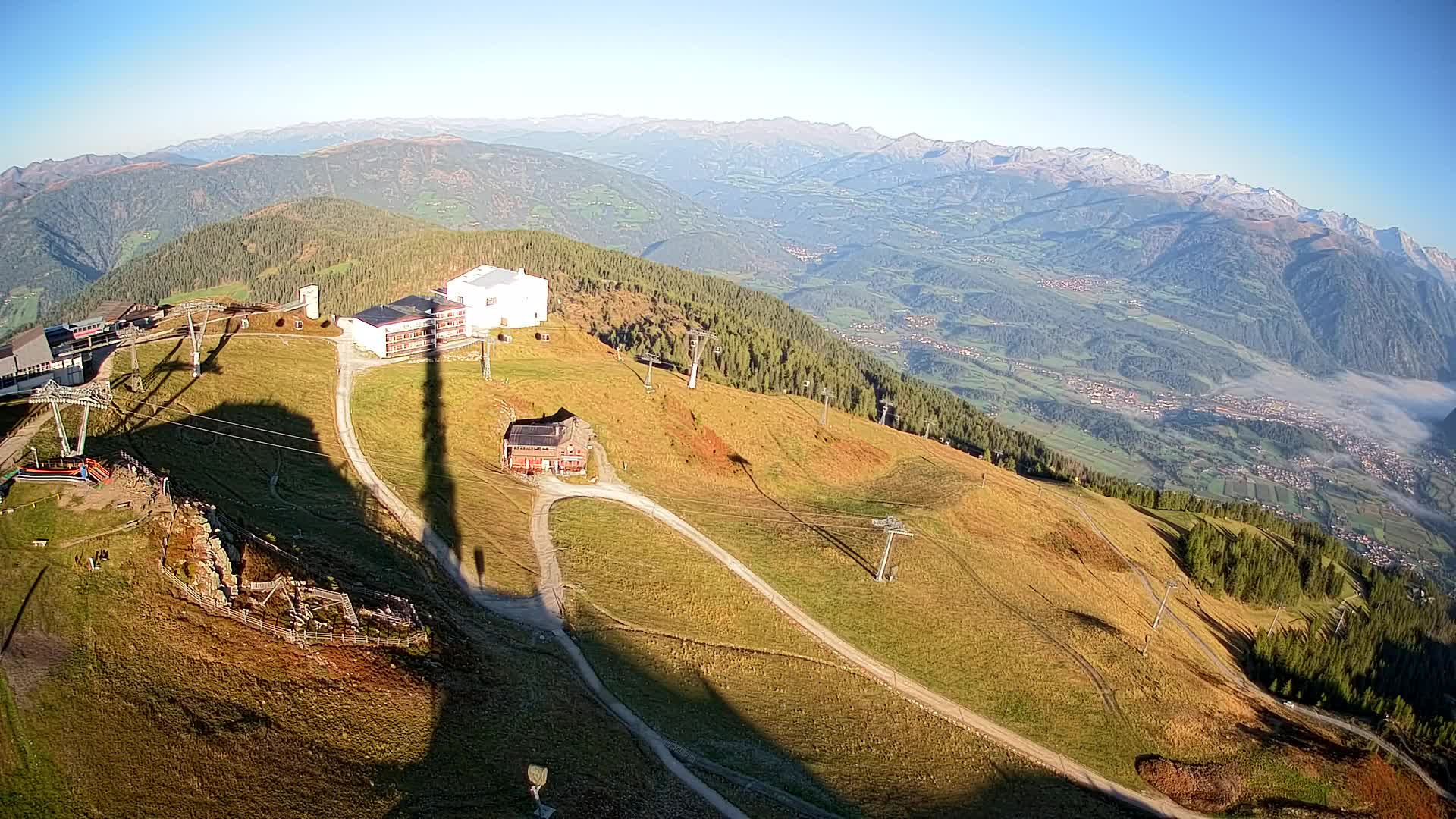 Smučišče Kronplatz – vrh | pogled na Bruneck