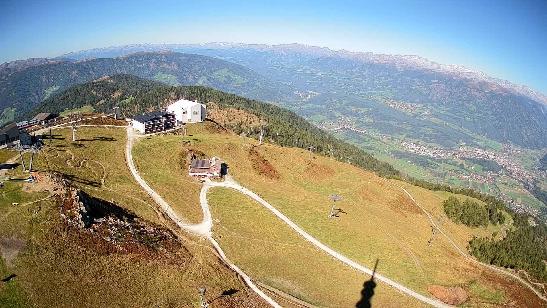 Stazione sciistica di Plan de Corones | vista su Brunico