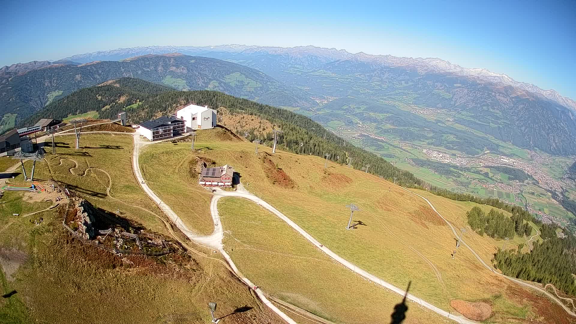 Kronplatz peak Ski resort | view to Bruneck