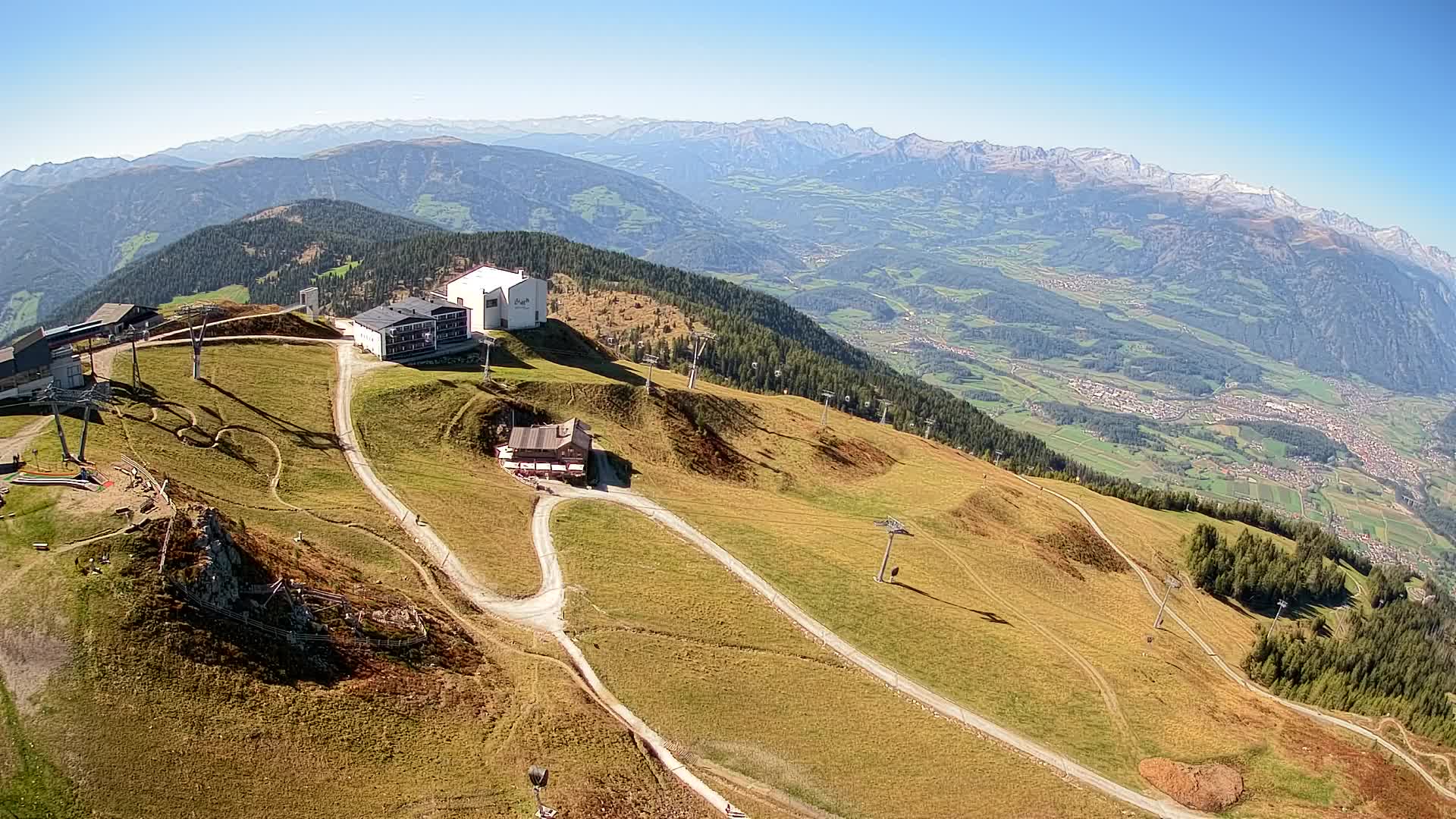 Kronplatz peak Ski resort | view to Bruneck