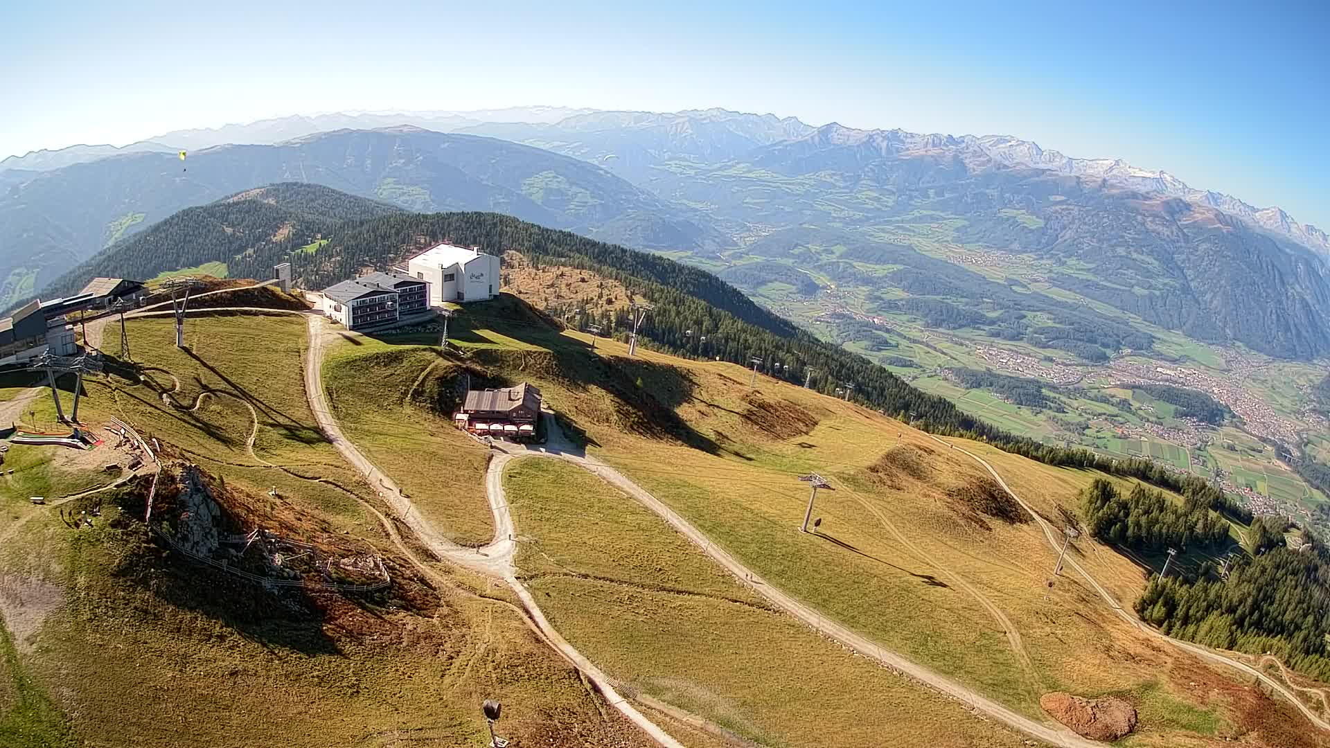 Stazione sciistica di Plan de Corones | vista su Brunico