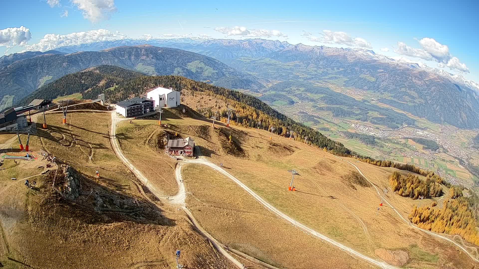 Stazione sciistica di Plan de Corones | vista su Brunico
