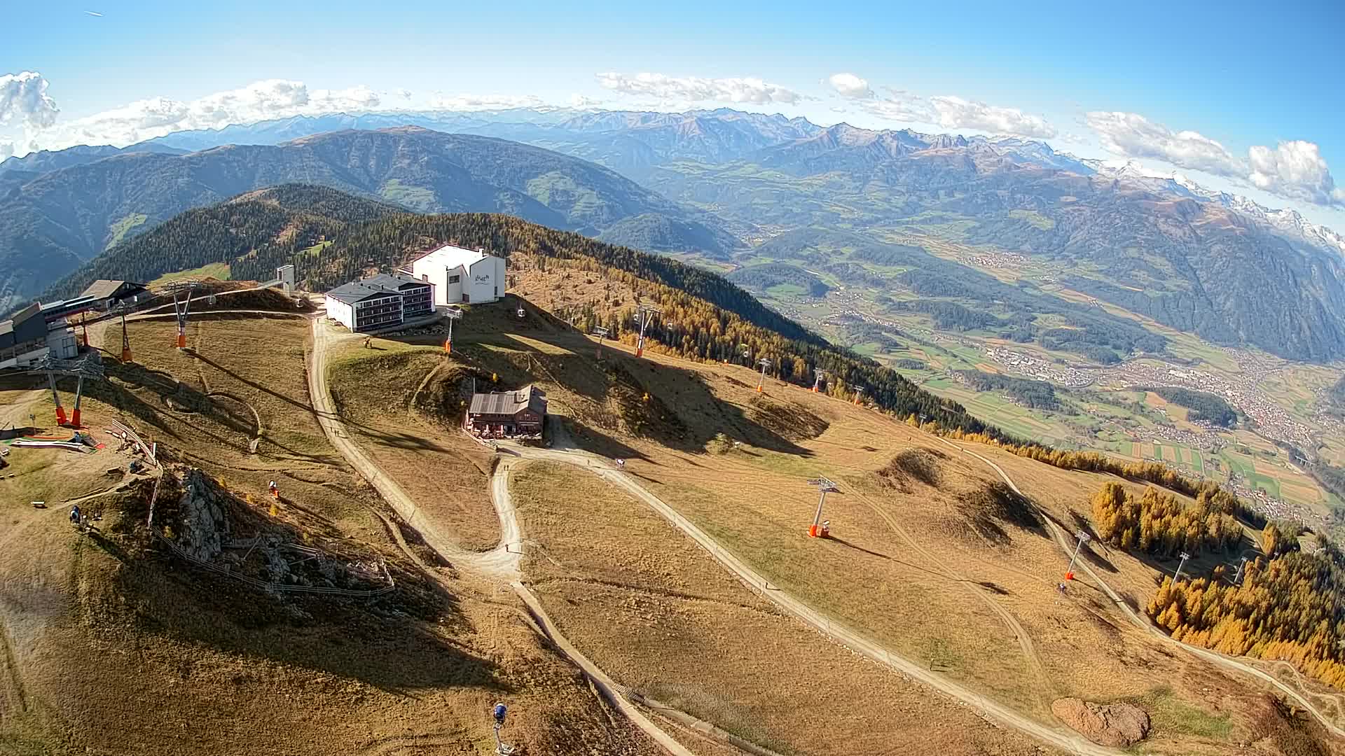 Smučišče Kronplatz – vrh | pogled na Bruneck