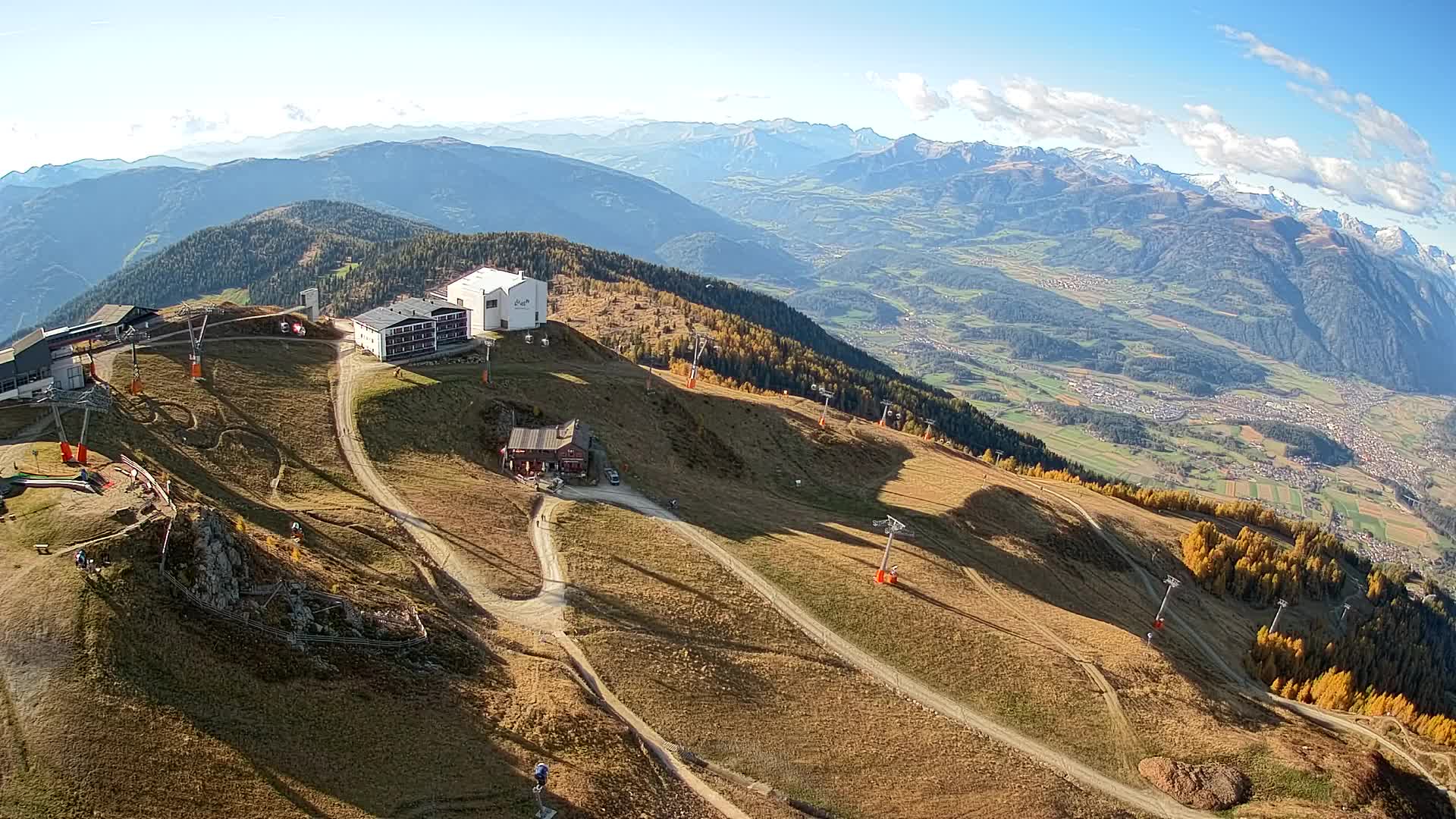 Smučišče Kronplatz – vrh | pogled na Bruneck