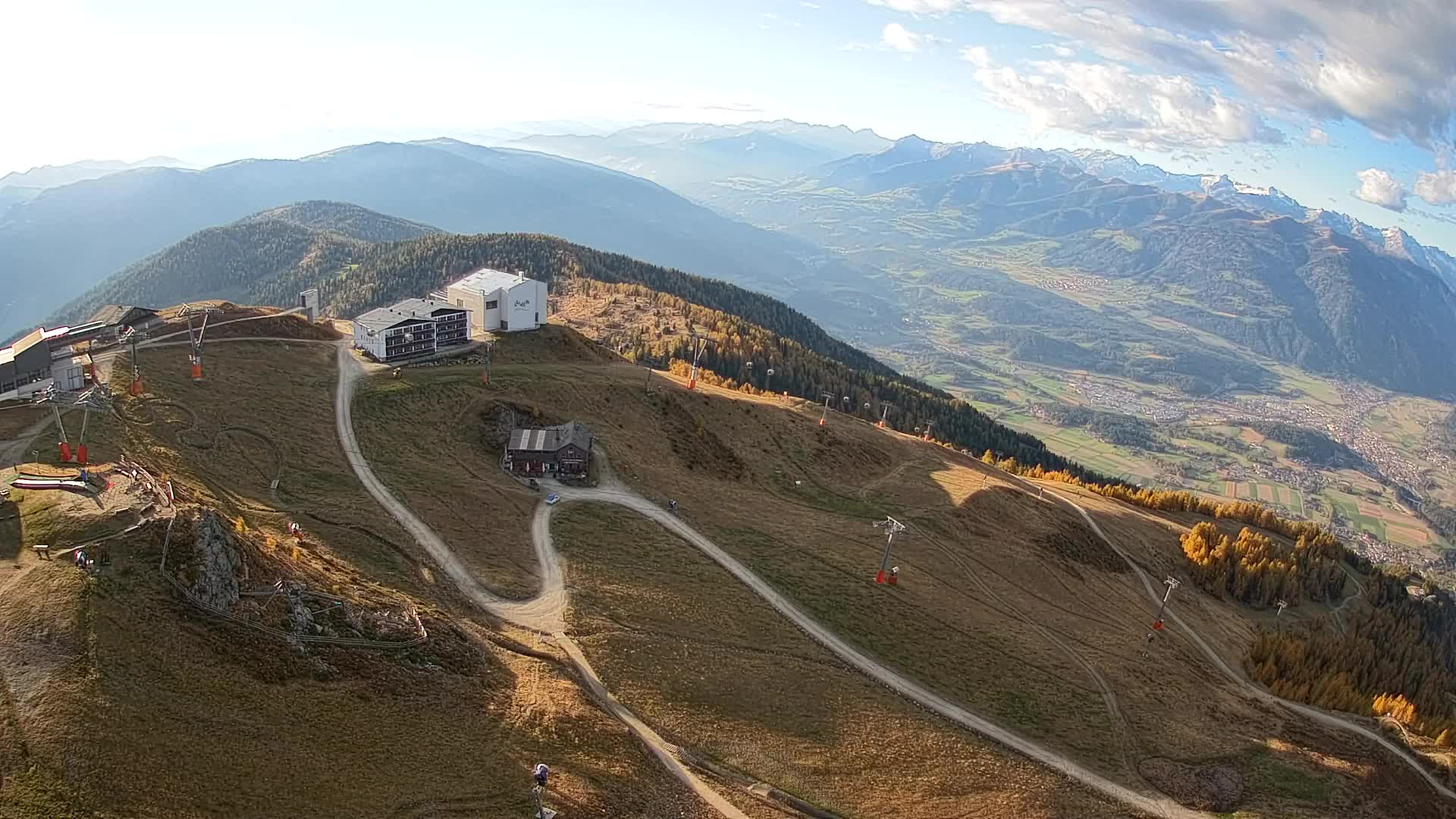 Stazione sciistica di Plan de Corones | vista su Brunico