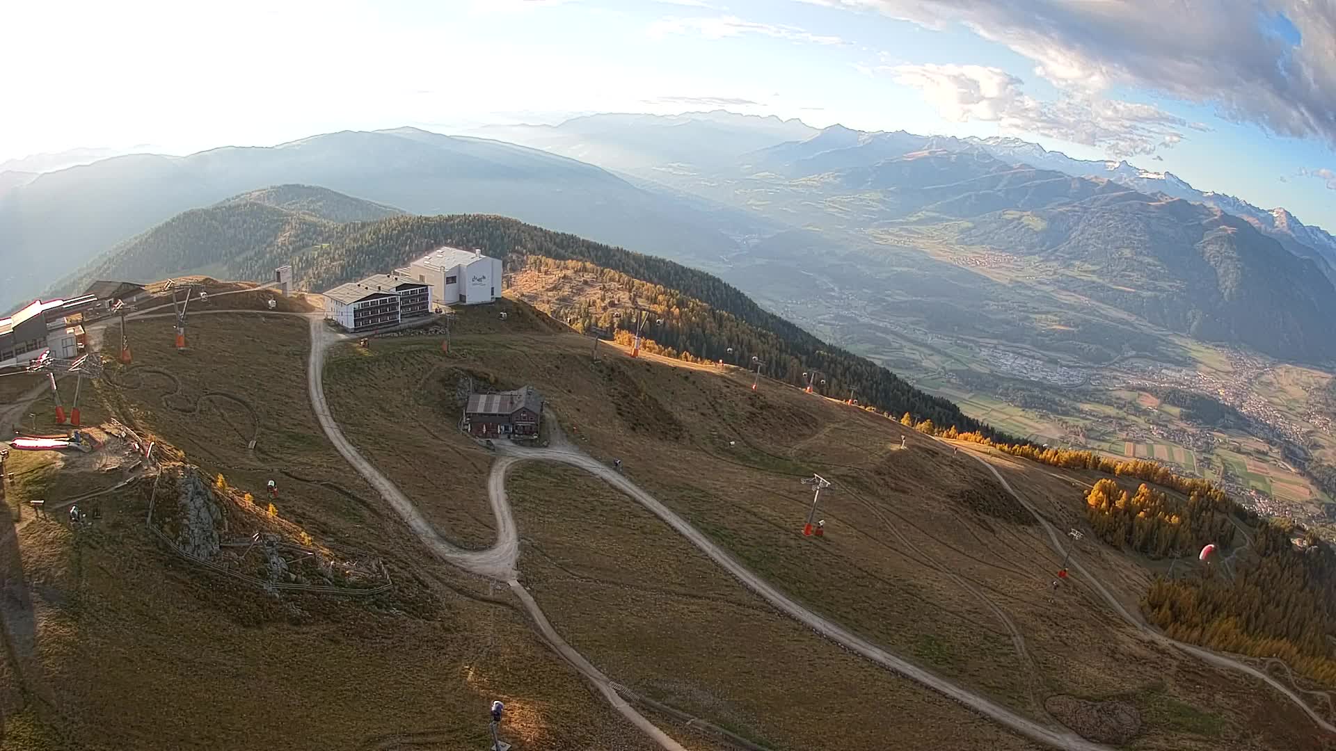 Smučišče Kronplatz – vrh | pogled na Bruneck