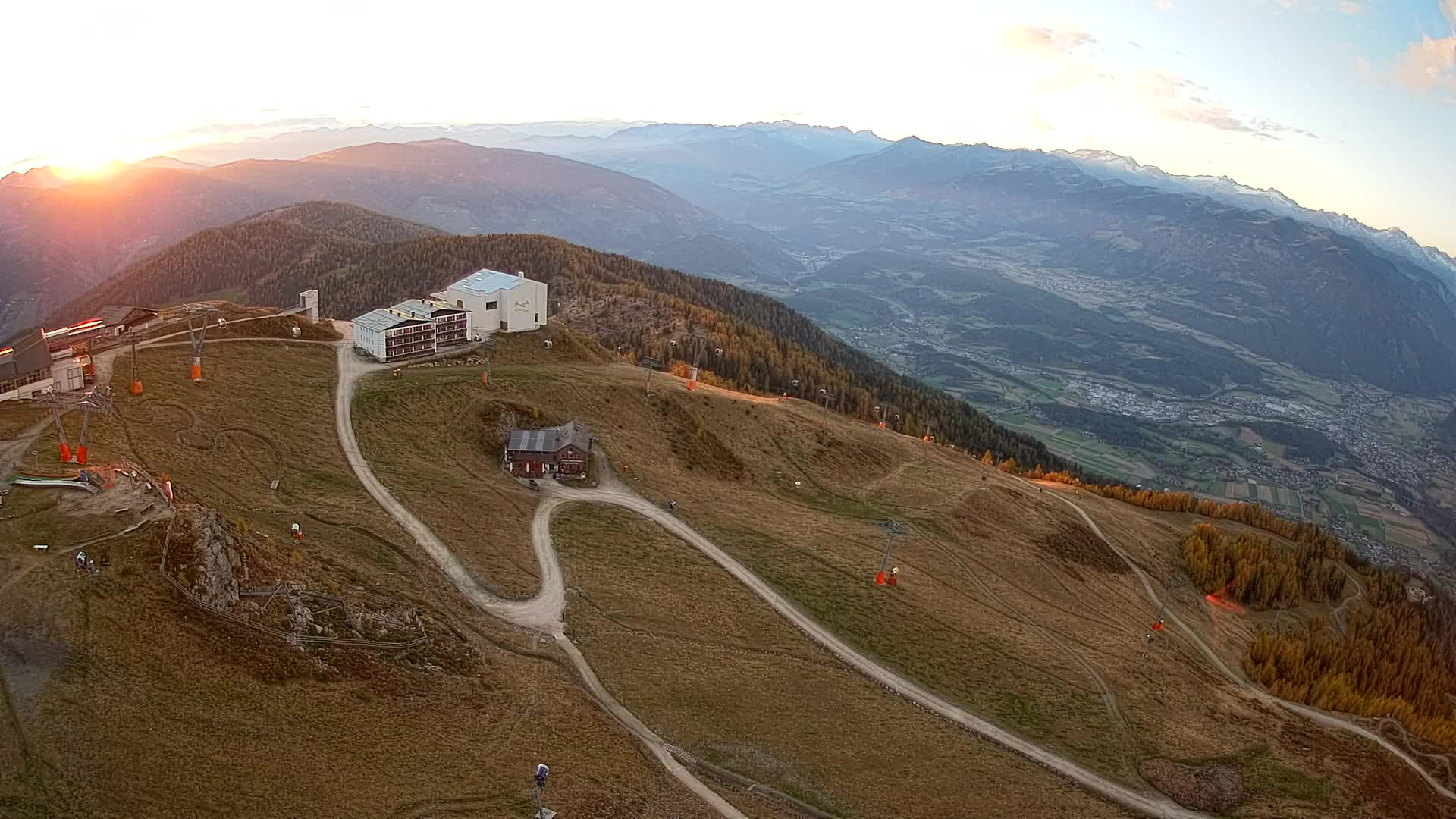 Smučišče Kronplatz – vrh | pogled na Bruneck