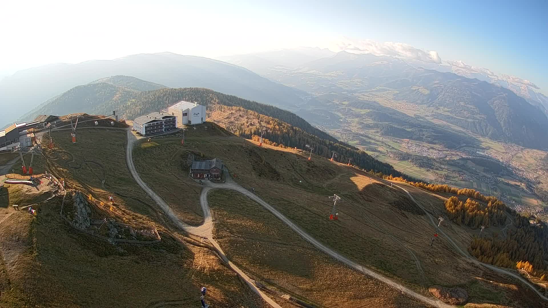 Stazione sciistica di Plan de Corones | vista su Brunico