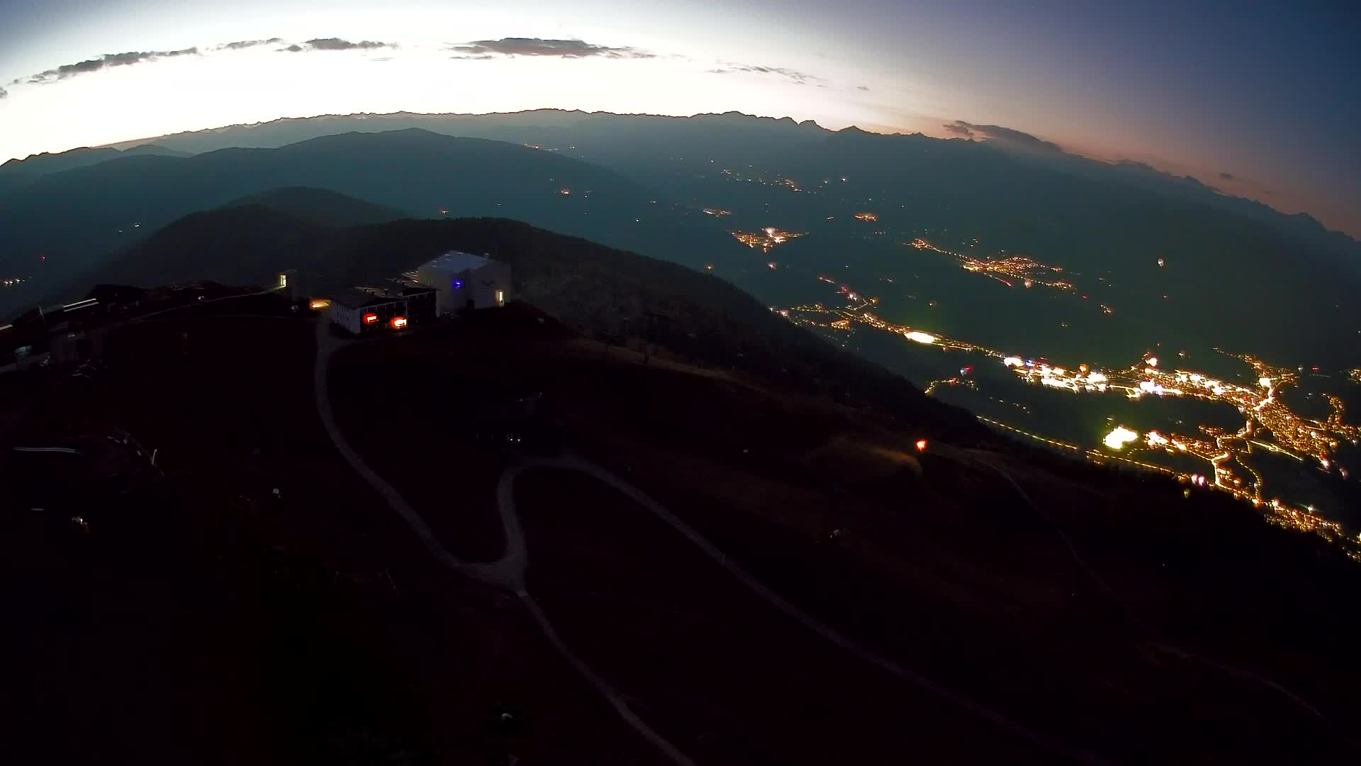 Kronplatz peak Ski resort | view to Bruneck