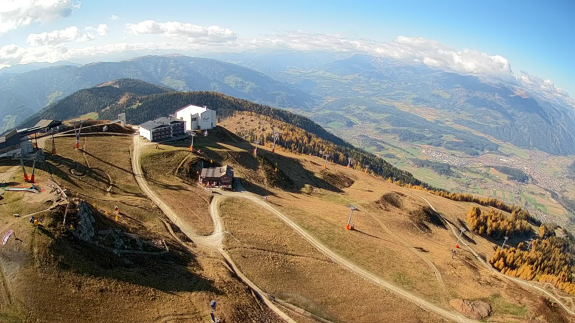 Smučišče Kronplatz – vrh | pogled na Bruneck