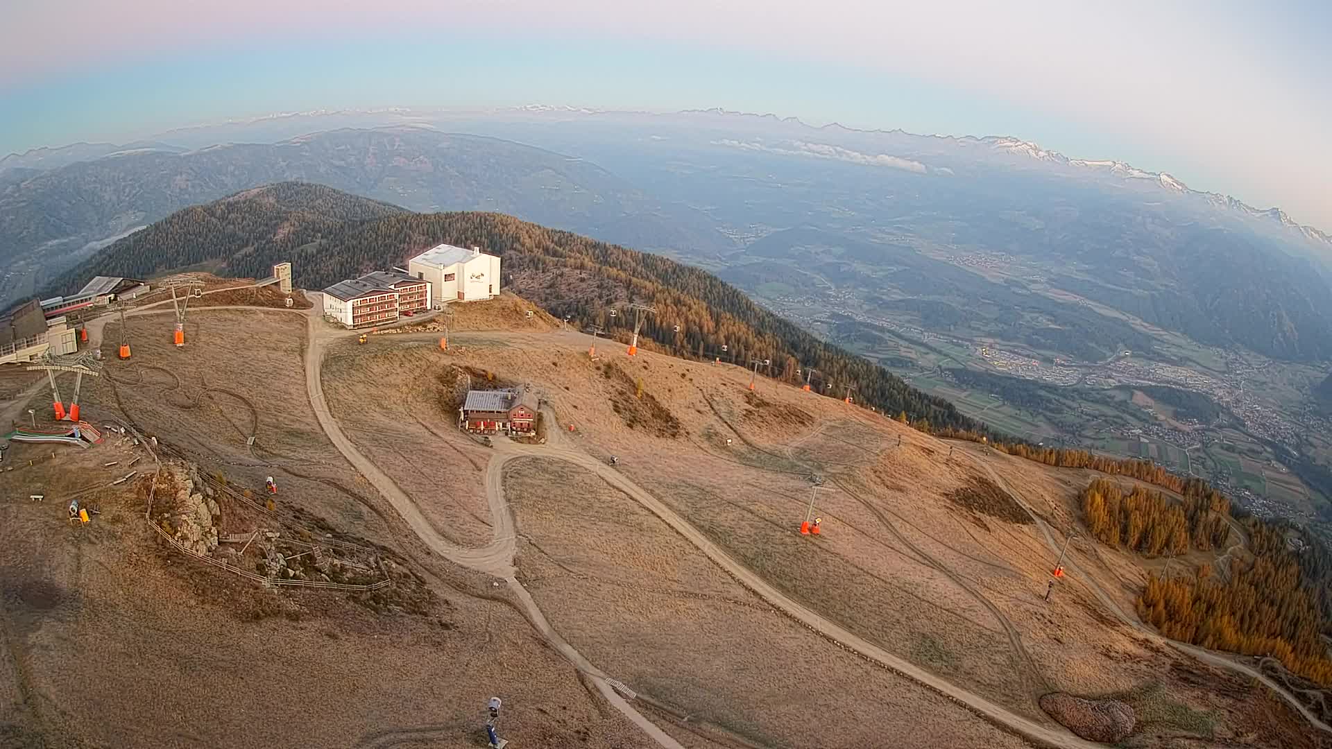 Smučišče Kronplatz – vrh | pogled na Bruneck