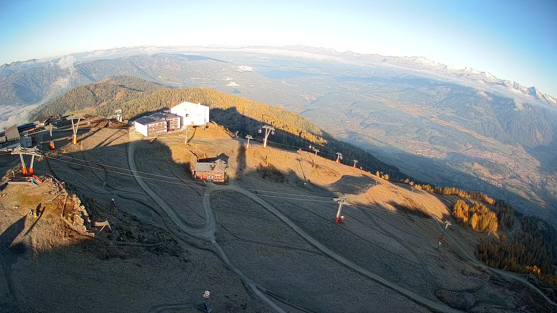 Stazione sciistica di Plan de Corones | vista su Brunico