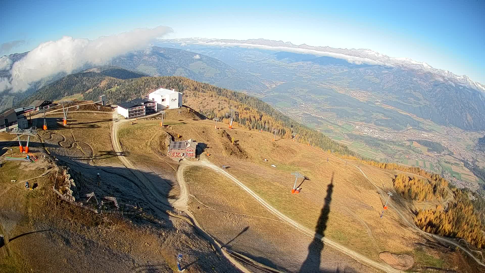 Smučišče Kronplatz – vrh | pogled na Bruneck