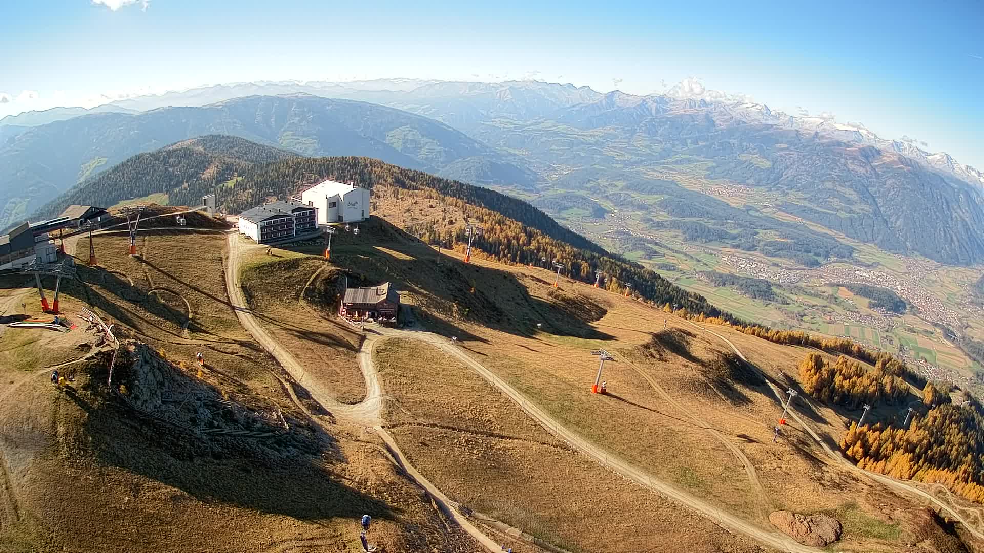 Smučišče Kronplatz – vrh | pogled na Bruneck
