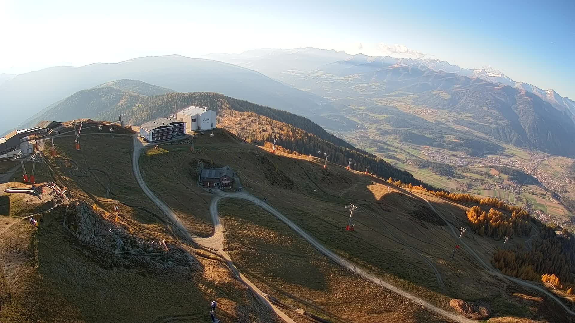 Smučišče Kronplatz – vrh | pogled na Bruneck
