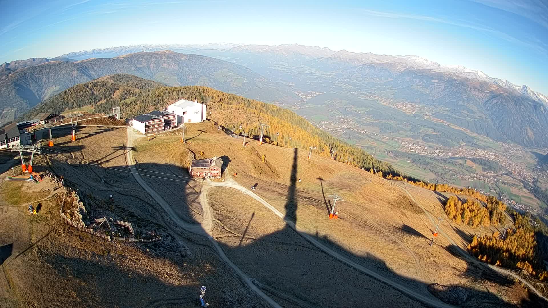 Stazione sciistica di Plan de Corones | vista su Brunico