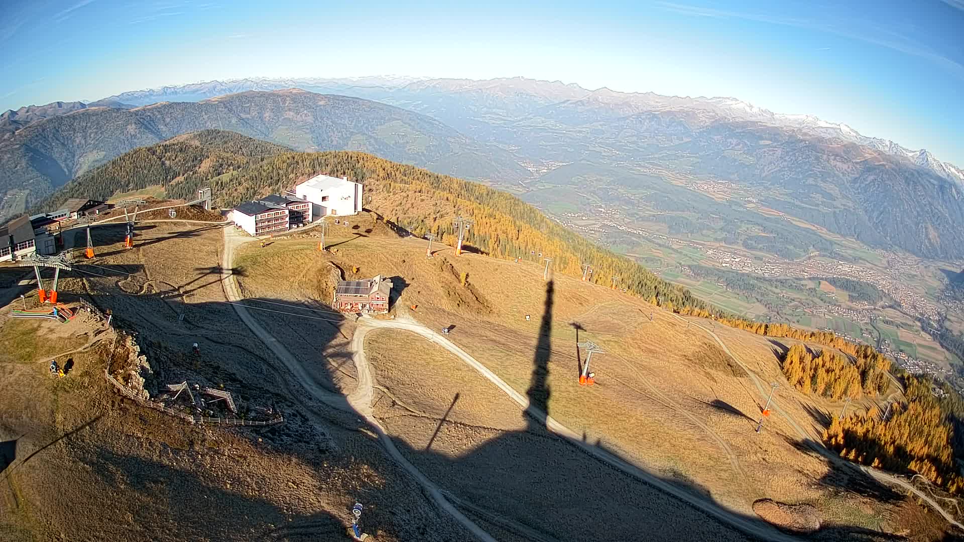 Smučišče Kronplatz – vrh | pogled na Bruneck