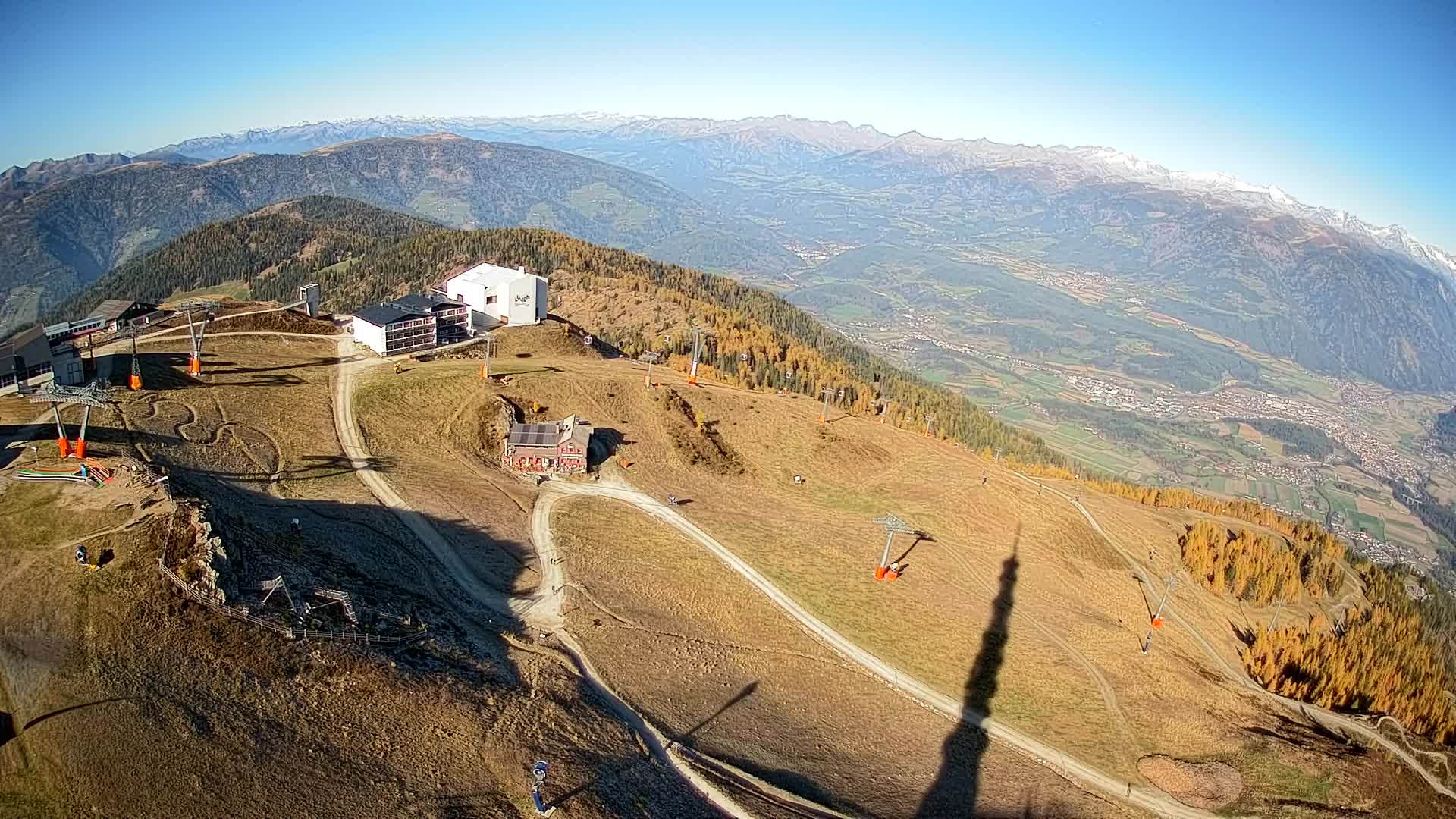 Smučišče Kronplatz – vrh | pogled na Bruneck