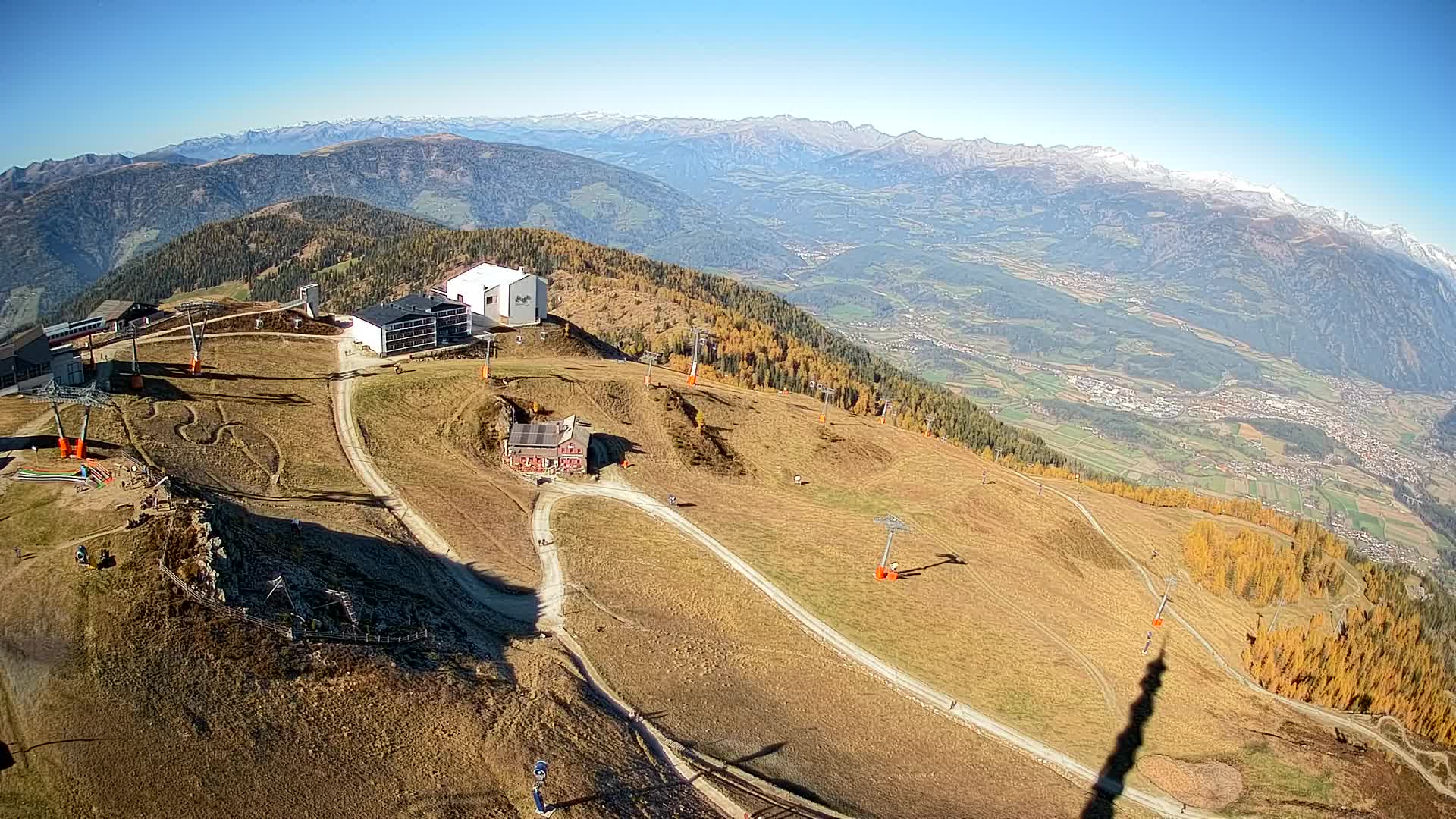 Smučišče Kronplatz – vrh | pogled na Bruneck