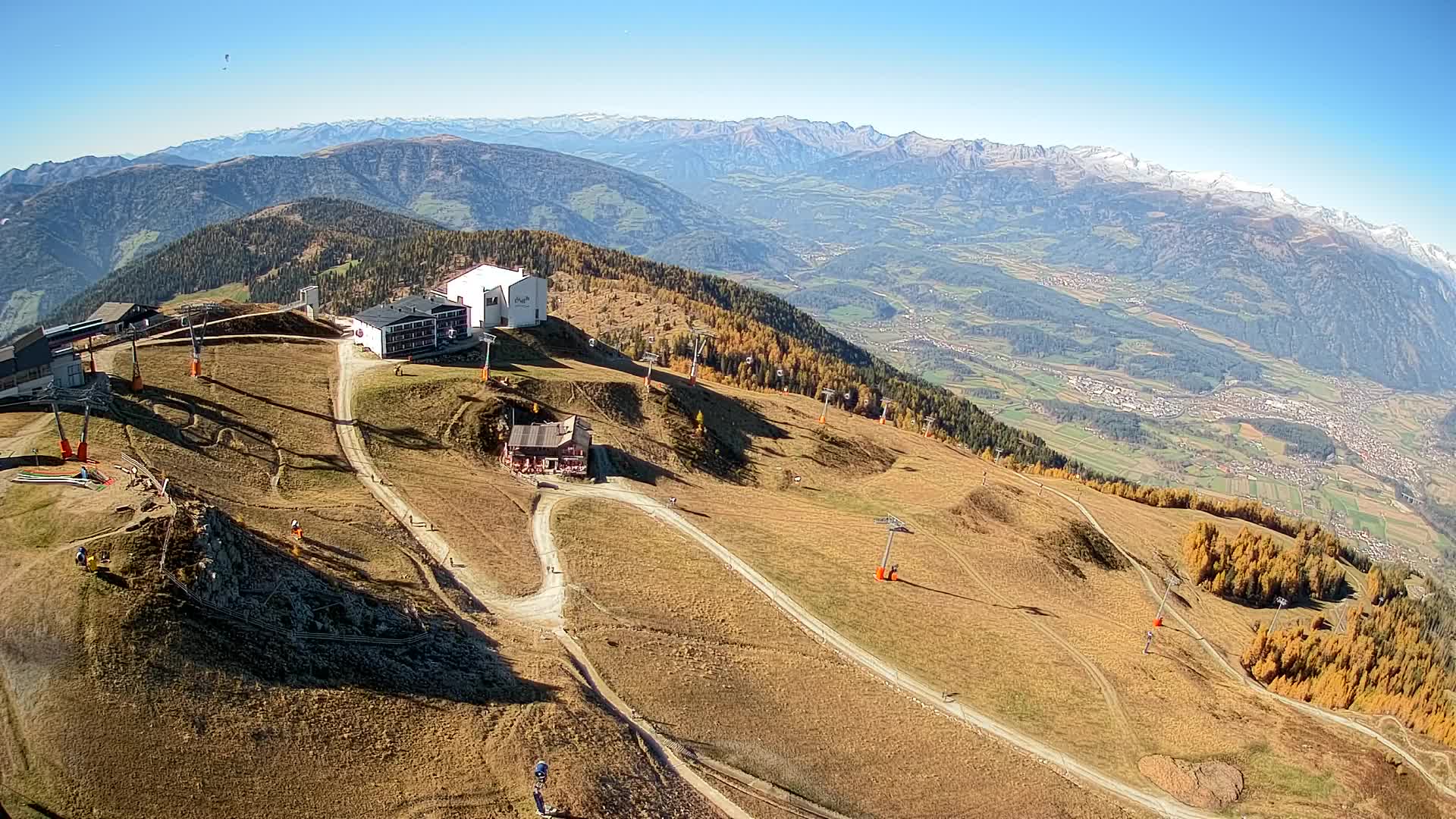 Stazione sciistica di Plan de Corones | vista su Brunico