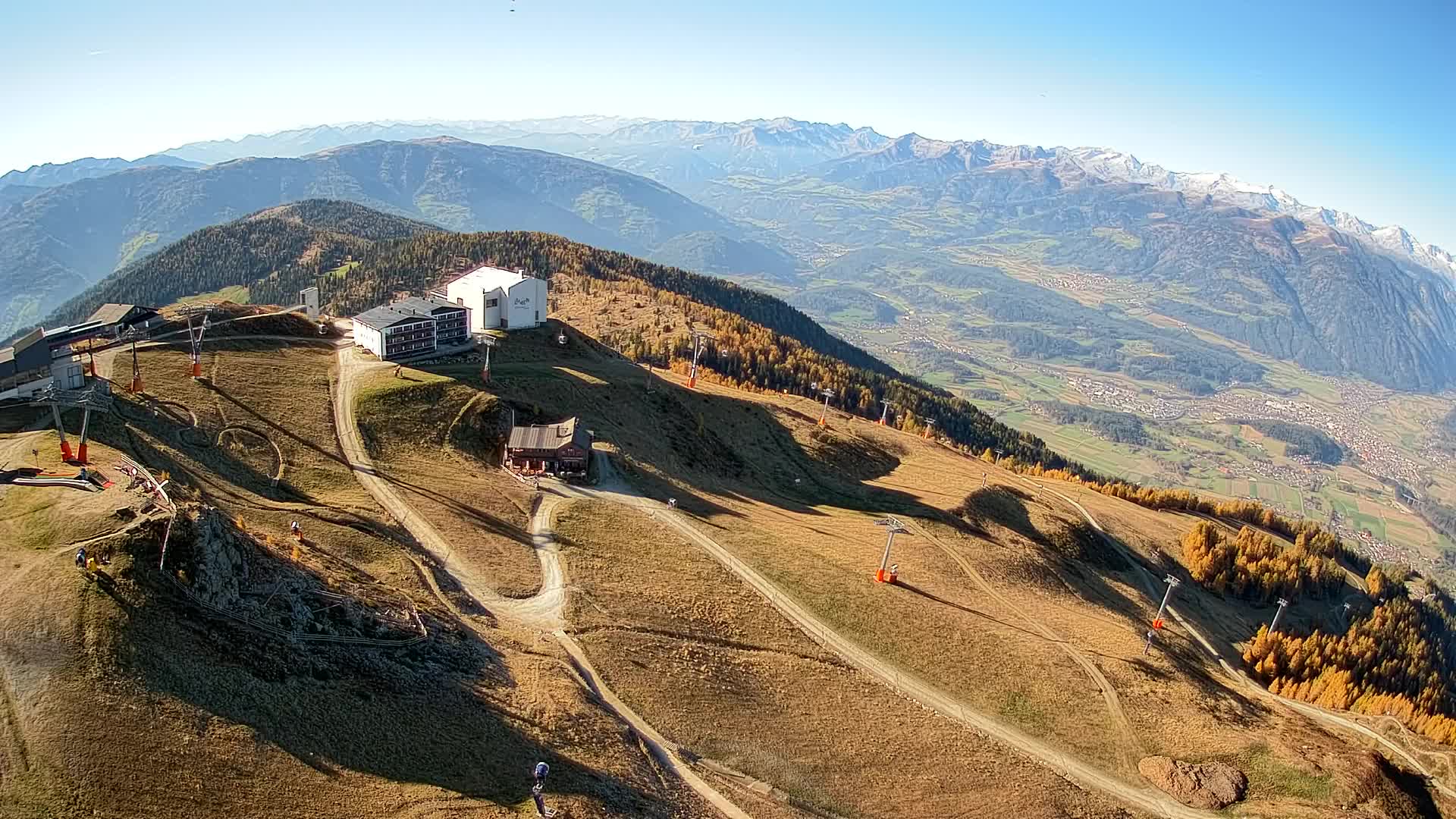 Smučišče Kronplatz – vrh | pogled na Bruneck
