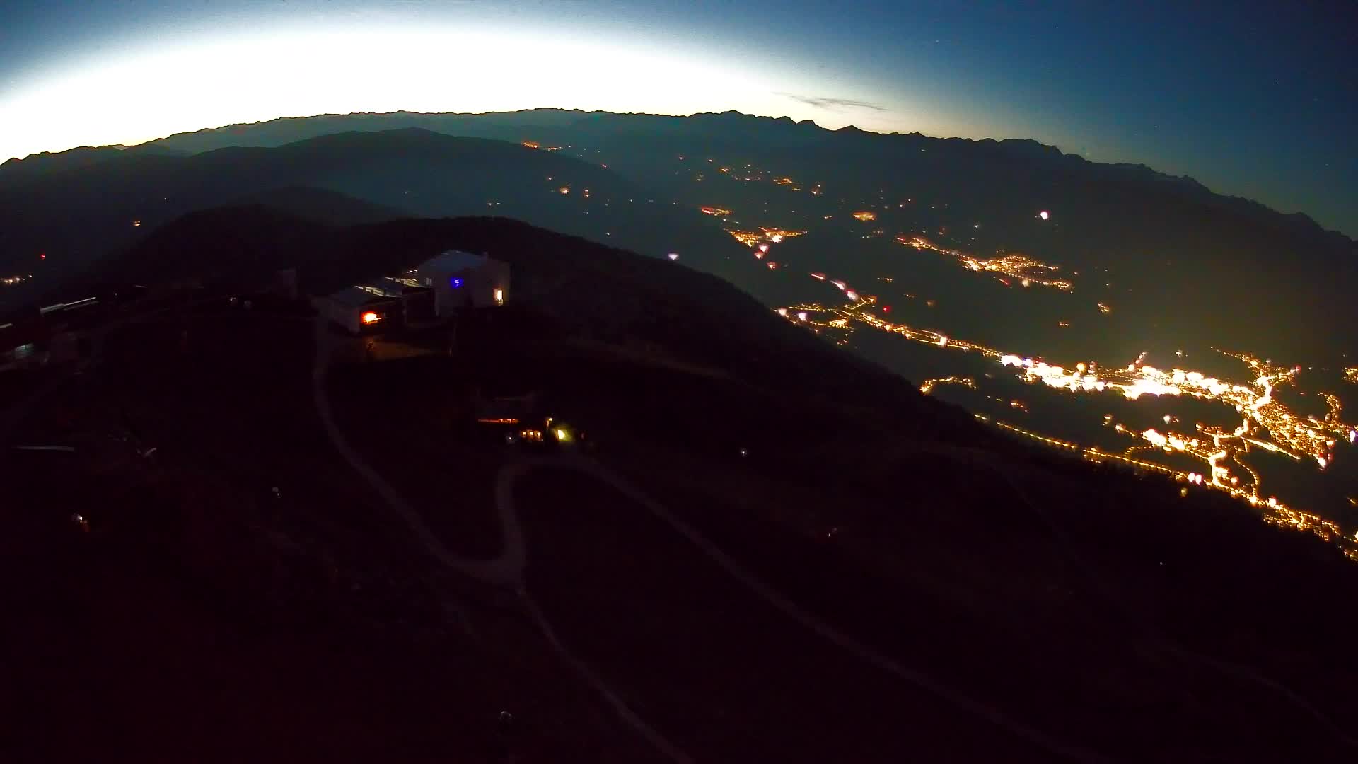 Kronplatz peak Ski resort | view to Bruneck
